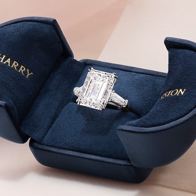 Bridal Couture Cushion-Cut Diamond Engagement Ring | Harry Winston