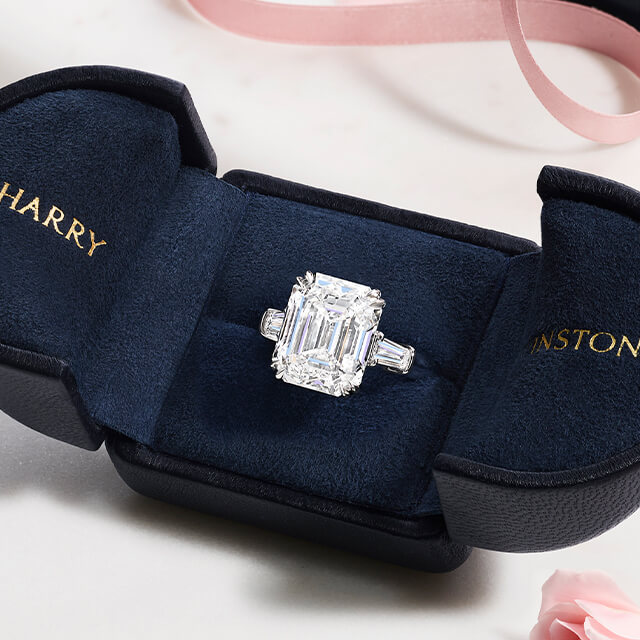 Classic Harry Winston, 4.02ct F-VVS2 GIA Round Brilliant Engagement Ri -  Fereshteh Broumand Inc