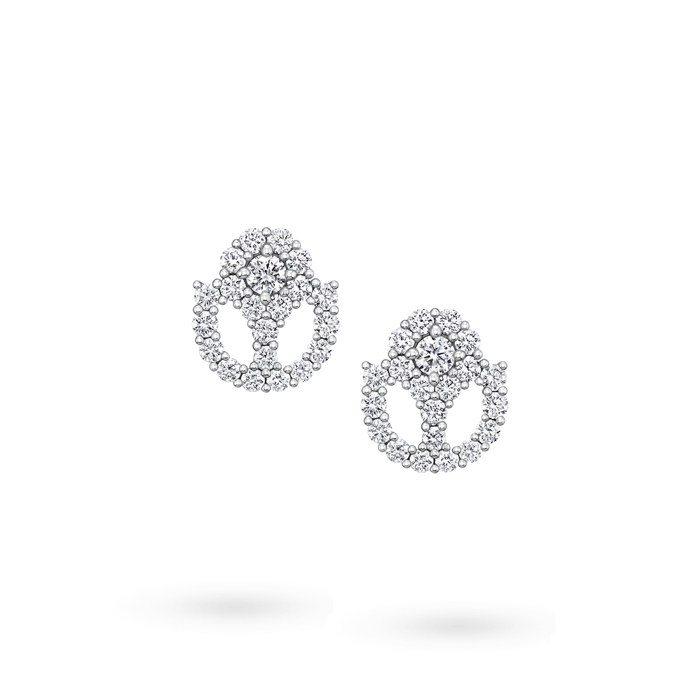 Art Deco Diamond Earrings, Product Image 1