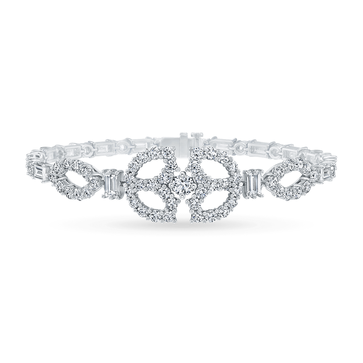 Art Deco Diamond Single Motif Bracelet, Product Image 1