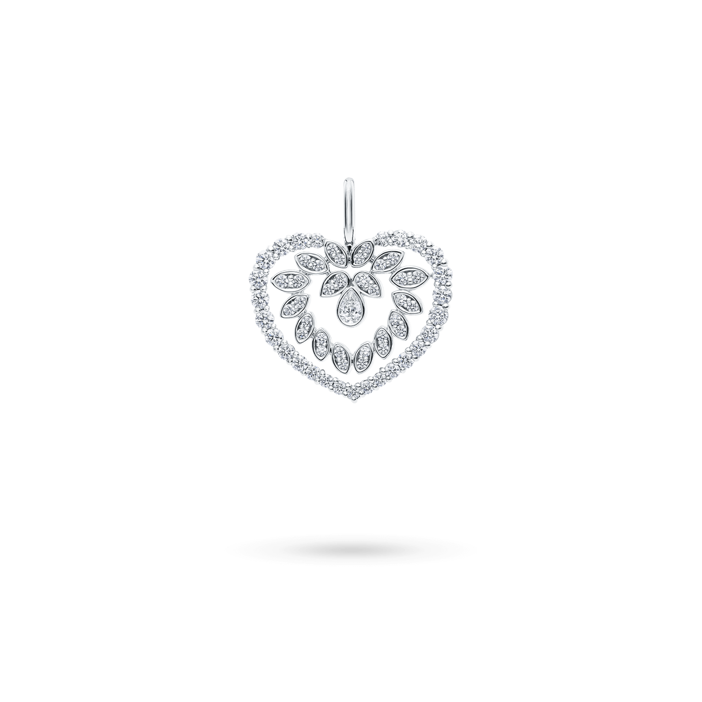 Cartier Fidelity Diamond White Gold Heart Charm Lock Bracelet For Sale at  1stDibs | cartier fidelity bracelet, locking bracelet cartier, white gold  heart charm bracelet