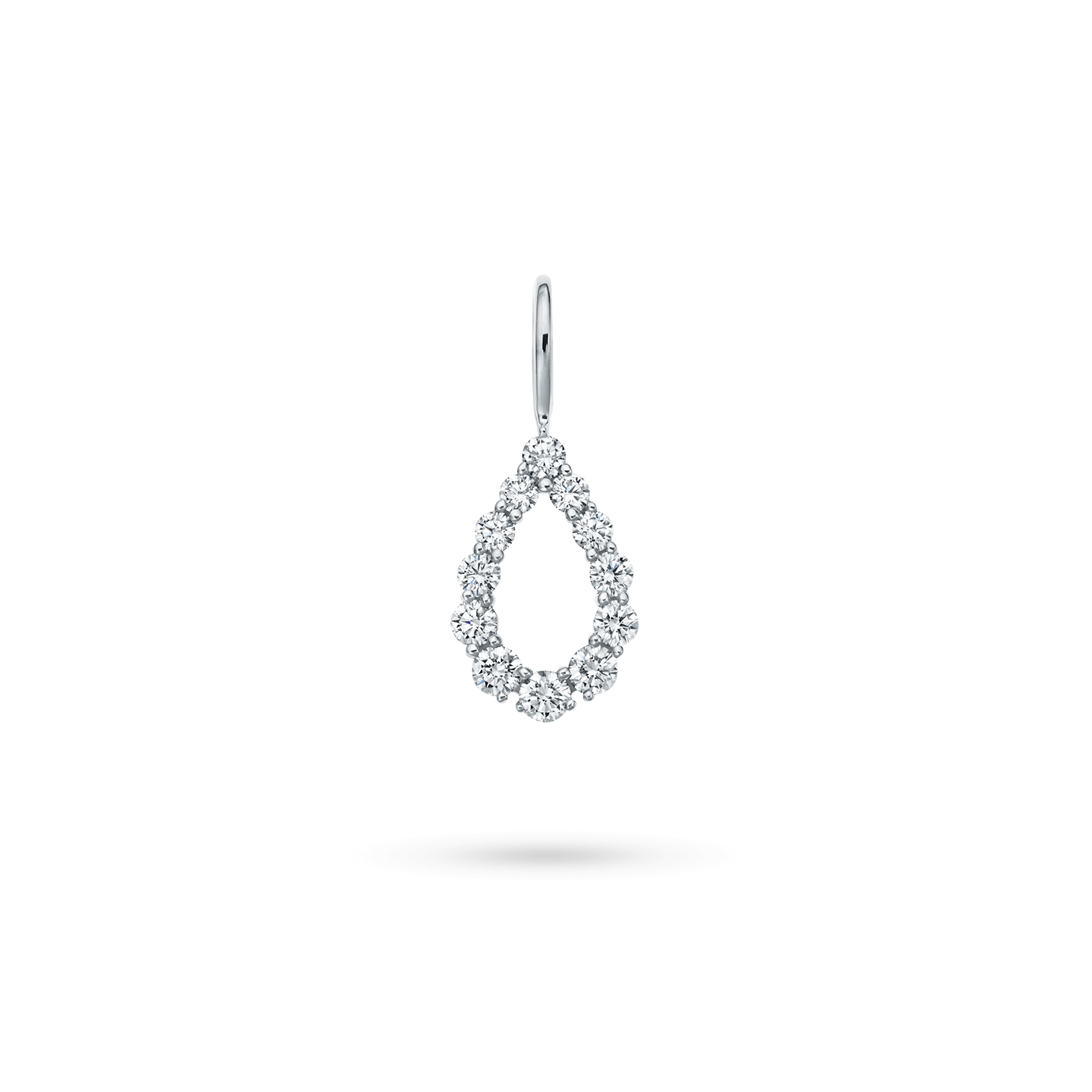 希少☆ HARRY WINSTON プラチナ&ダイヤモンド ループチャーム ループ プラチナチャーム|ハリー・ウィンストン