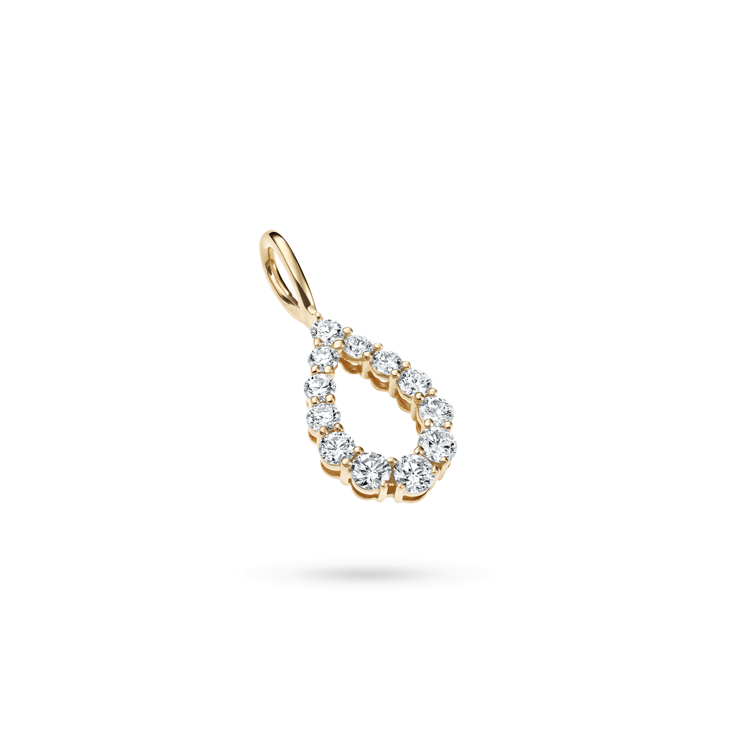 希少☆ HARRY WINSTON プラチナ&ダイヤモンド ループチャーム ループ イエローゴールドチャーム|ハリー・ウィンストン