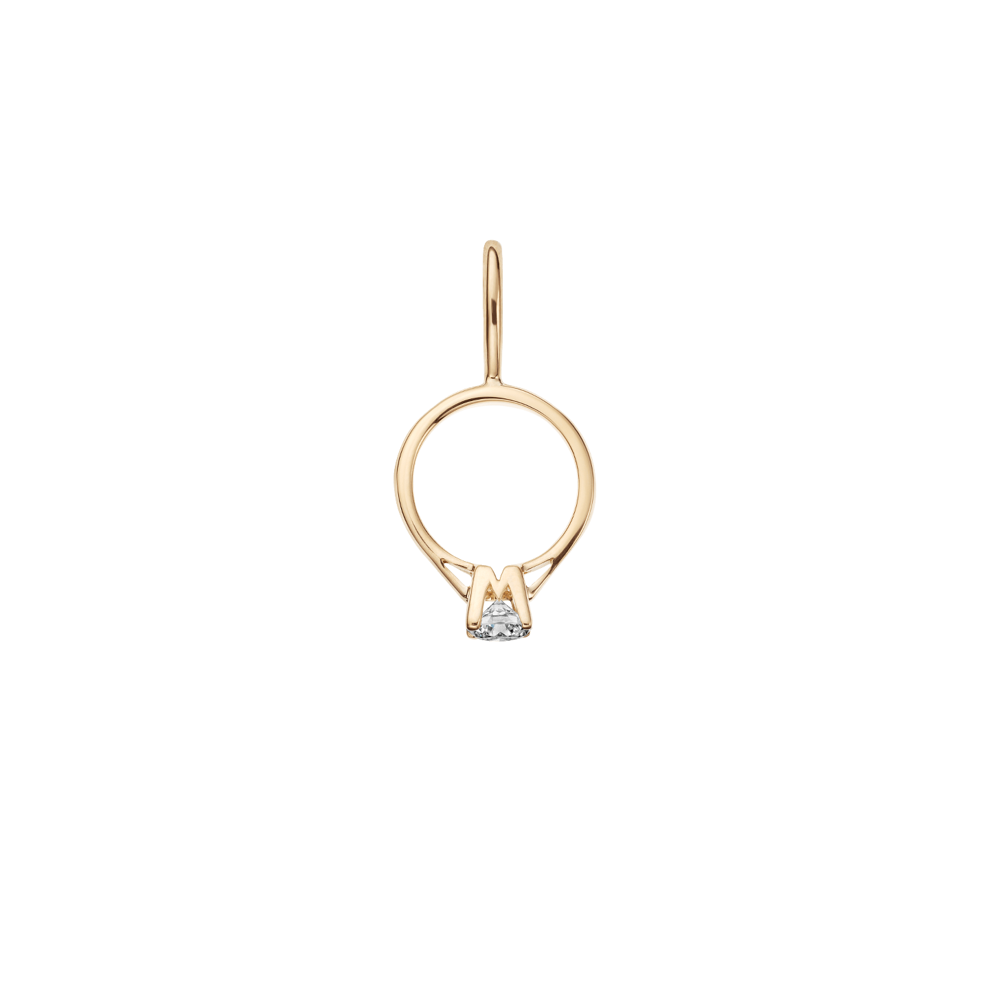 Engagement Ring Charm in Gold | Harry Winston
