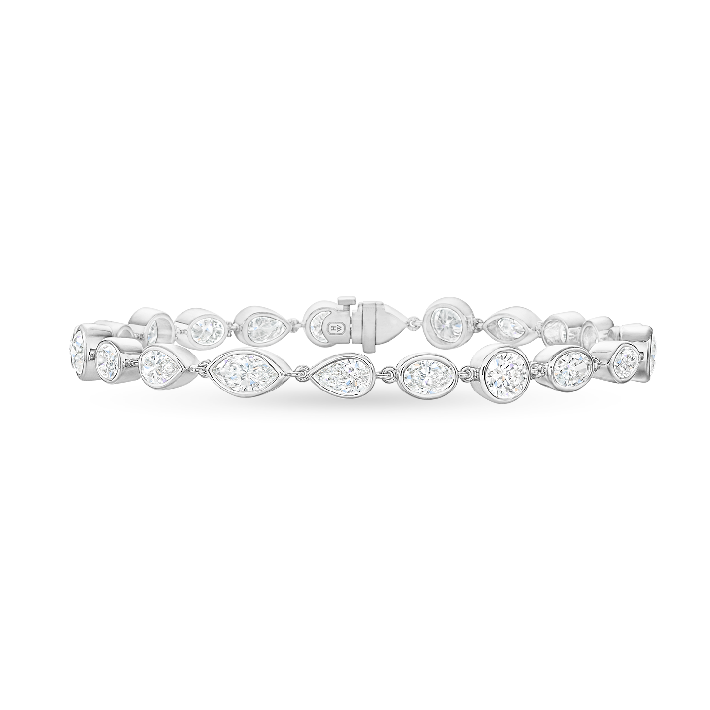 Vue de face de la Bracelet en diamant
