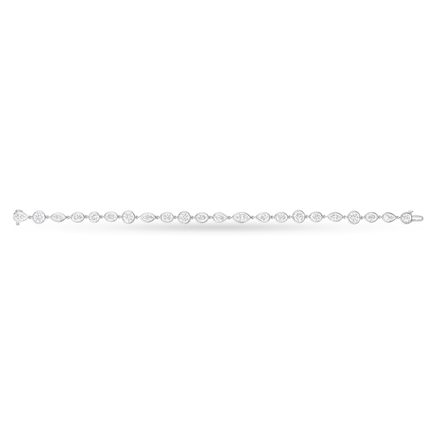 Bezel-Set Diamond Bracelet