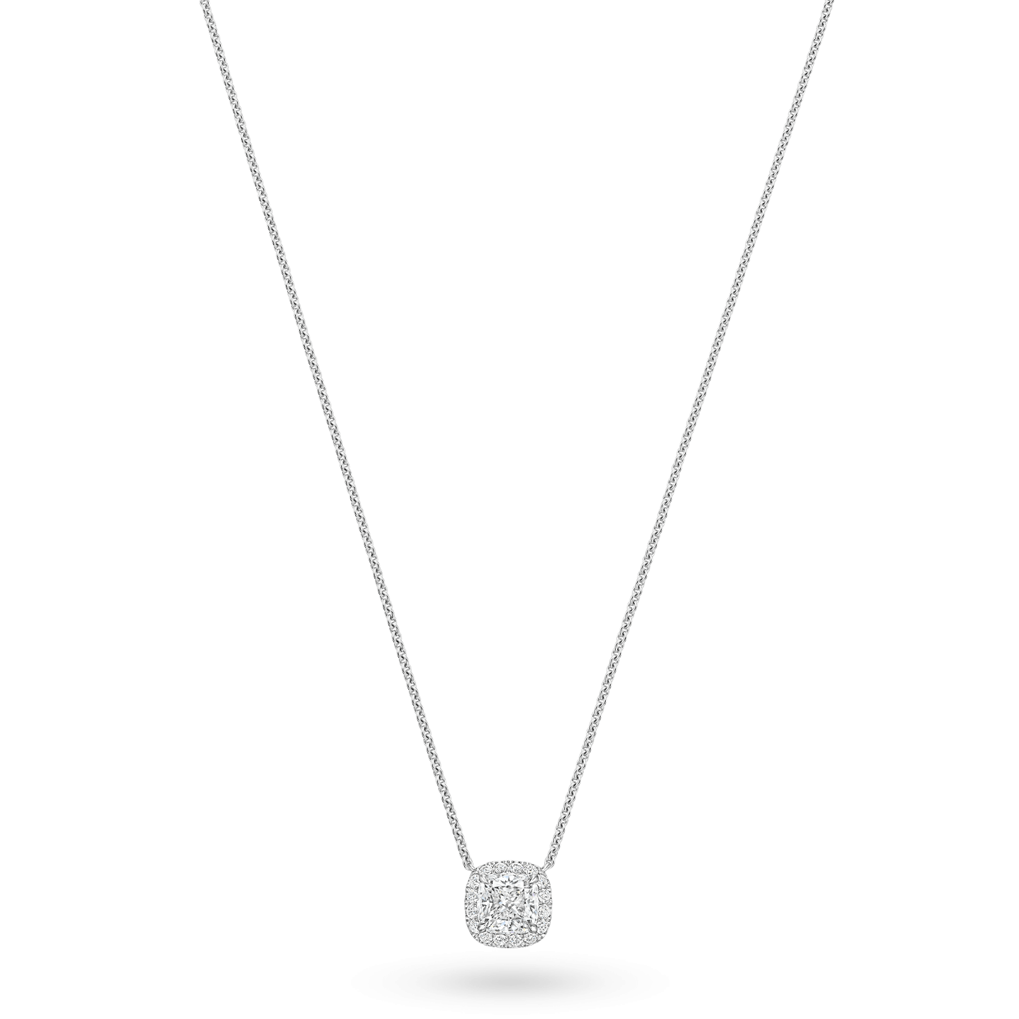  Pendentif en diamant micropavé taille coussin, Product Image 2