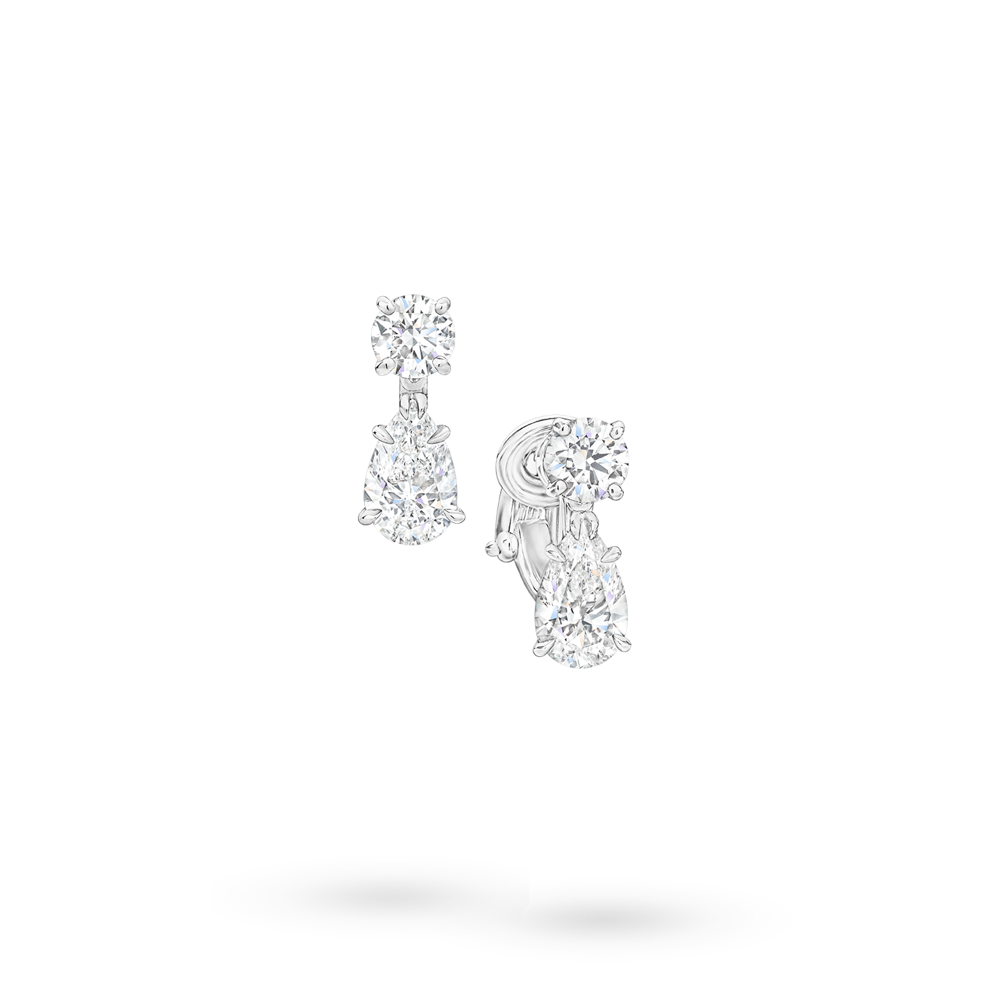 Angled view of the Daytime Drop Earrings