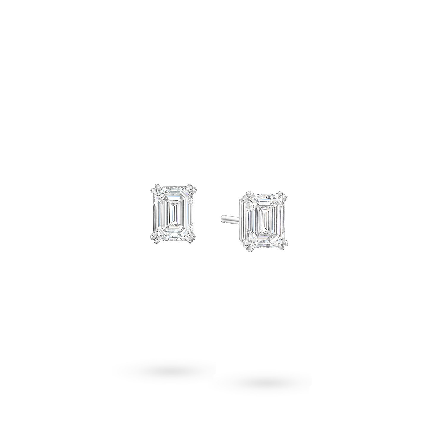 Emerald hotsell diamond studs