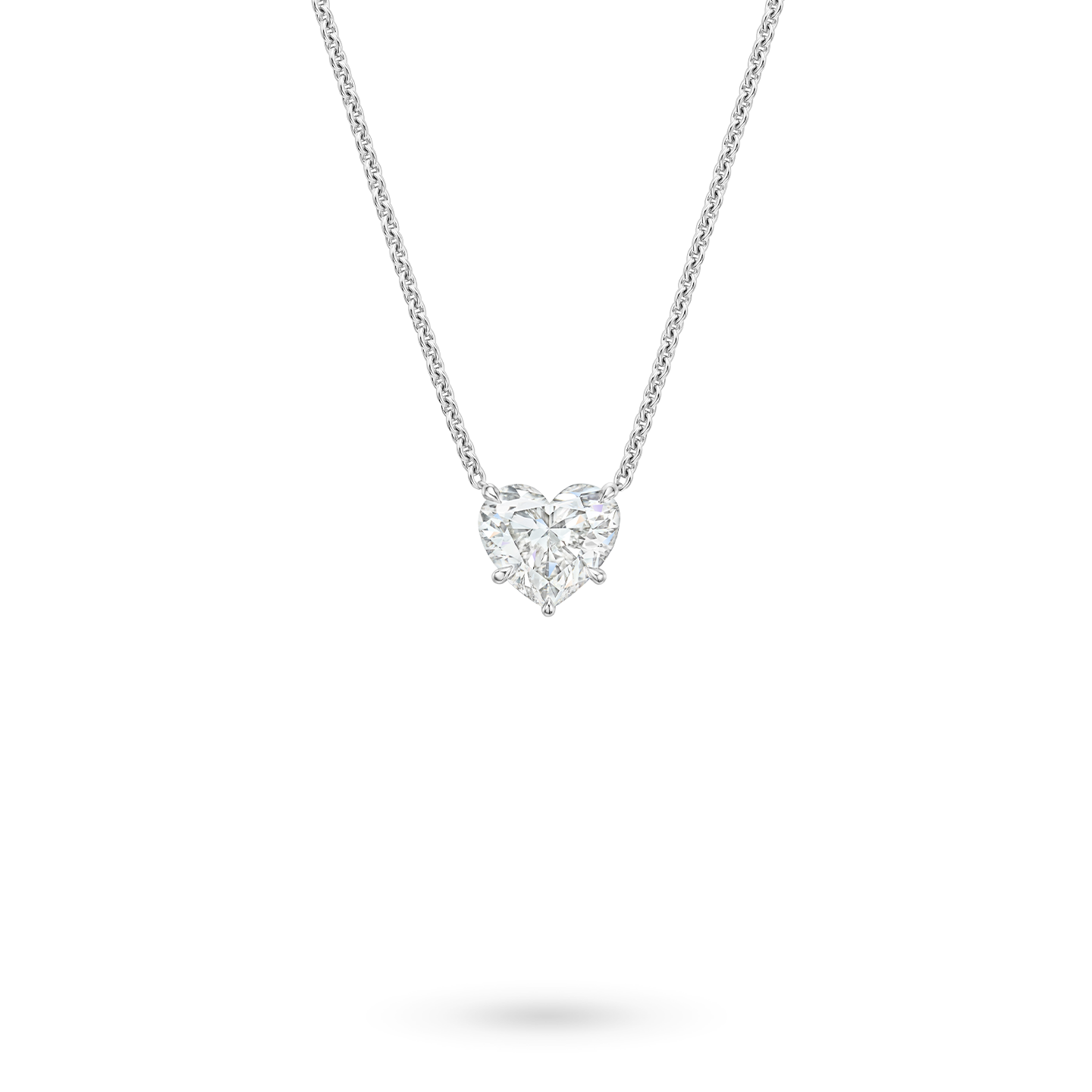 Heart Shaped Diamond Solitaire Pendant Harry Winston