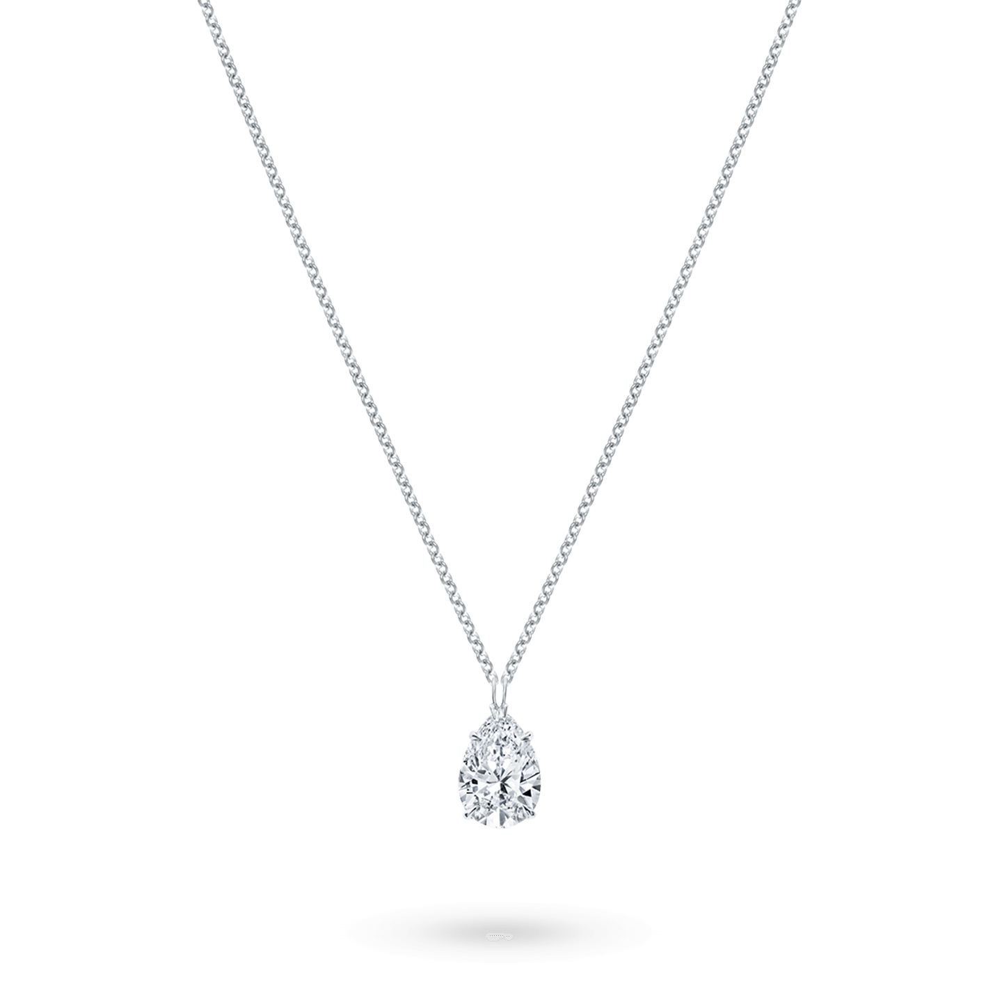 Pear shaped pendant necklace deals