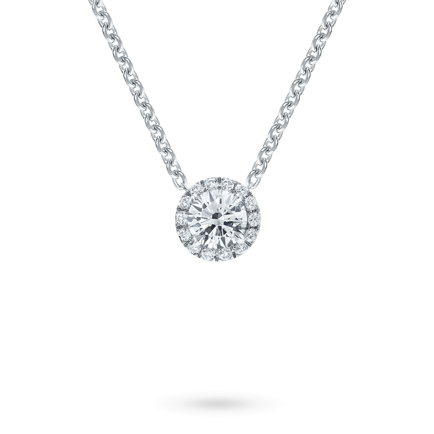 HARRY WINSTON ハリーウィンストン ラウンドカット ソリティア ペンダント ネックレス 一粒ダイヤモンド0.50ct D.VS2.3Excellent PIDPRD010SI Pt950プラチナ /290578【BJ】