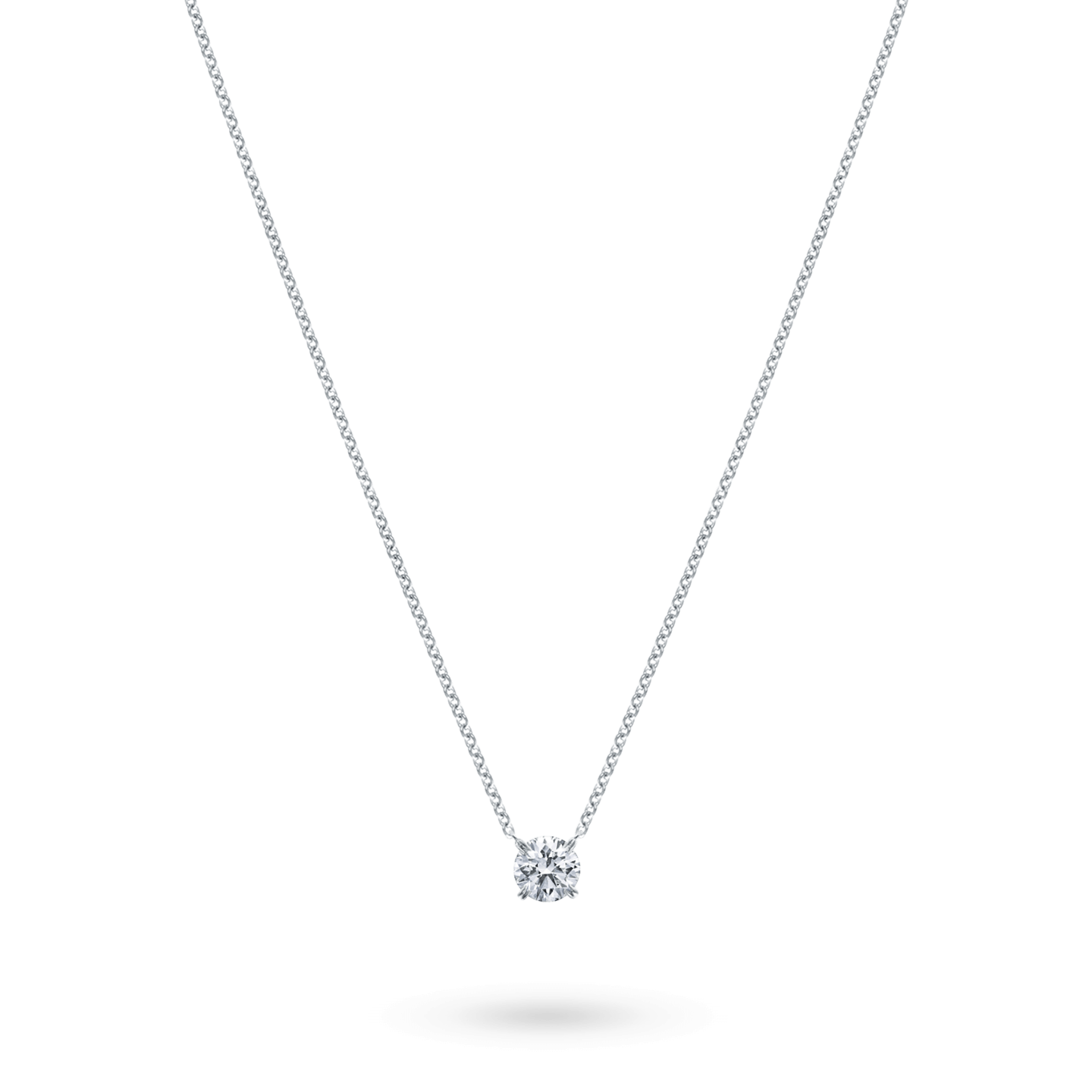 HARRY WINSTON ハリーウィンストン ラウンドカット ソリティア ペンダント ネックレス 一粒ダイヤモンド0.50ct D.VS2.3Excellent PIDPRD010SI Pt950プラチナ /290578【BJ】