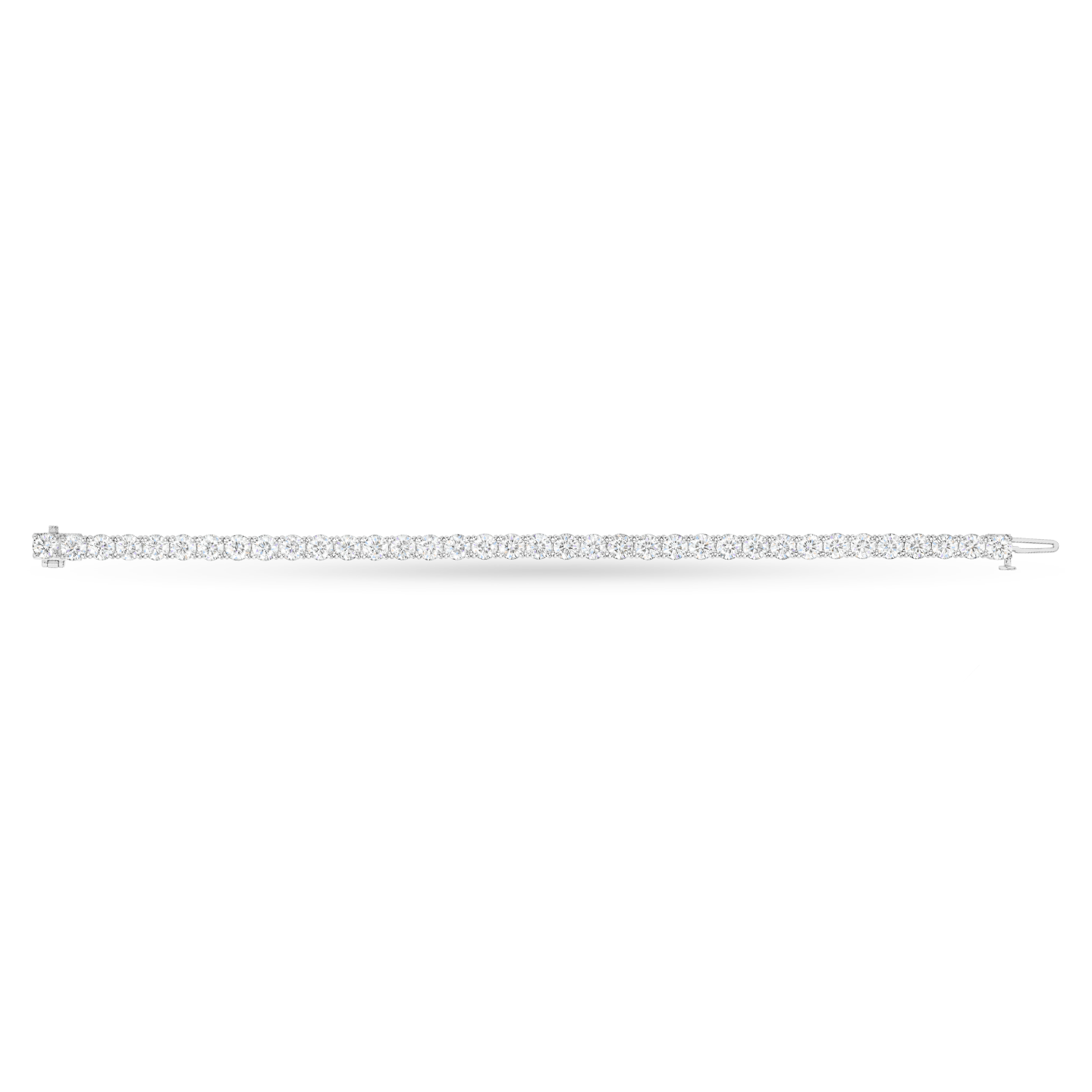 Round Brilliant Diamond Tennis Bracelet Harry Winston