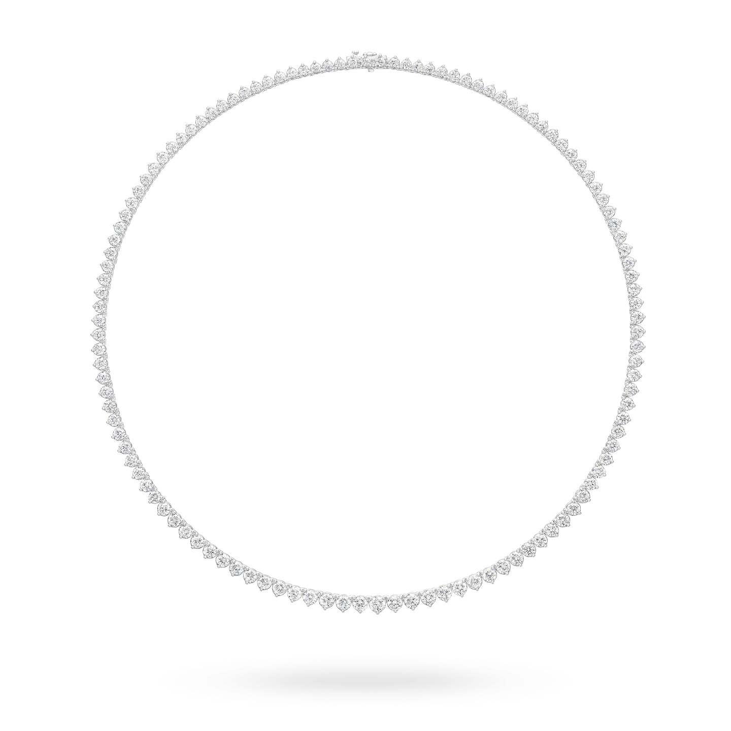 Round Brilliant Riviere Diamond Necklace, Product Image 1