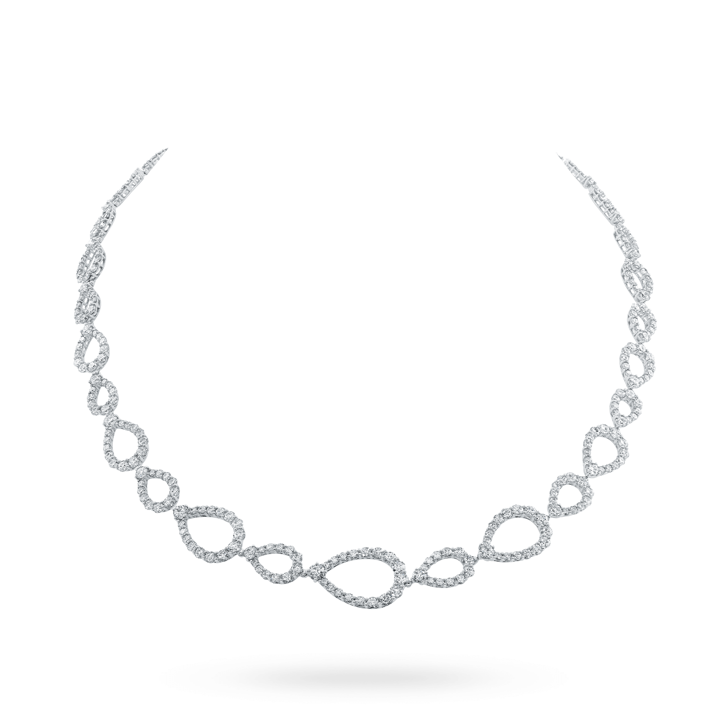 Diamond Loop Diamond Necklace Harry Winston