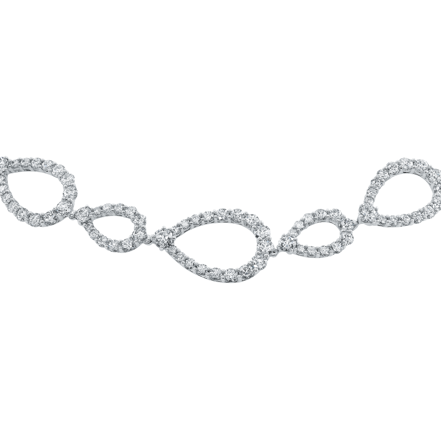 Diamond Loop Diamond Necklace, Product Image 2