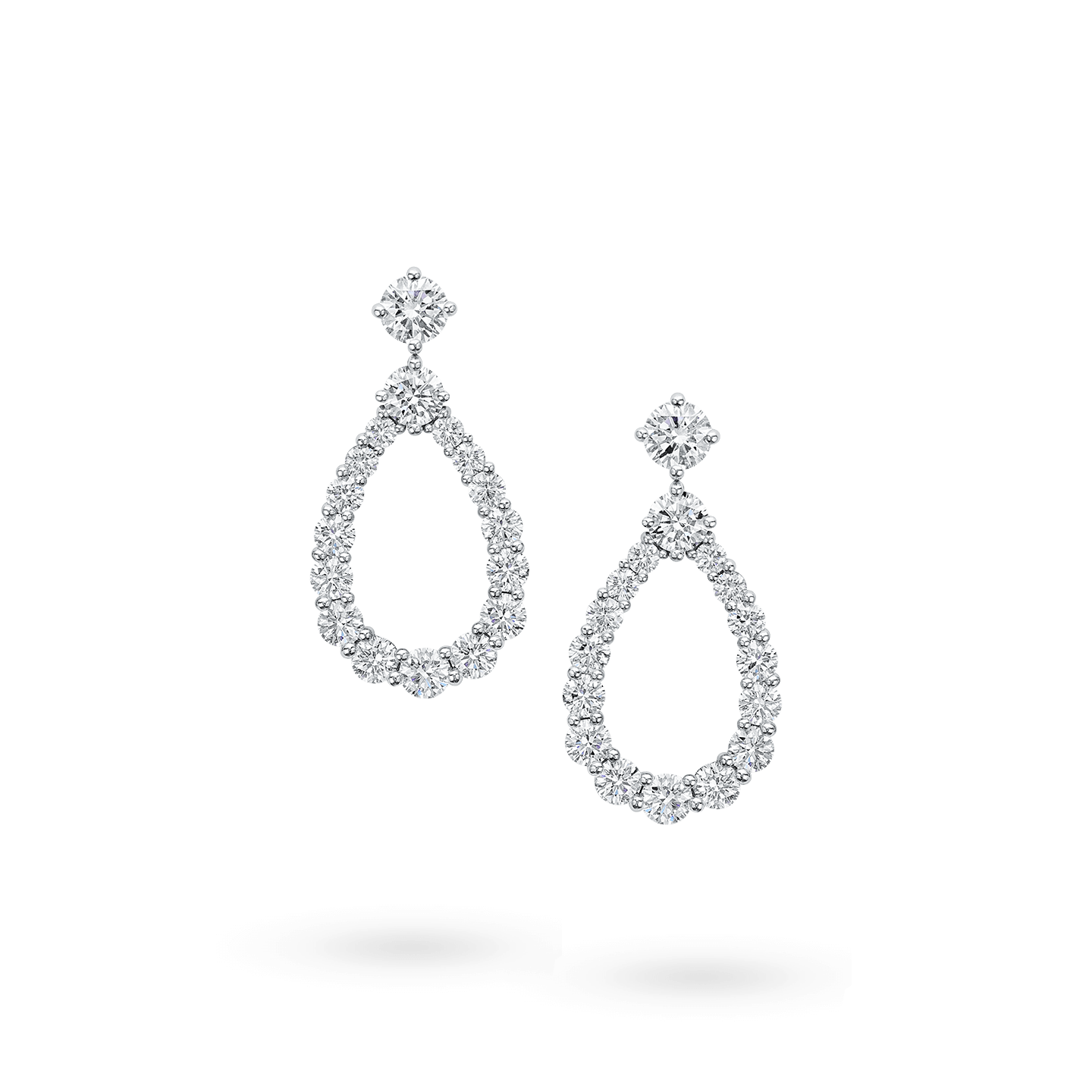 Diamond Loop Extra Large Diamond Earrings, Product Image 1