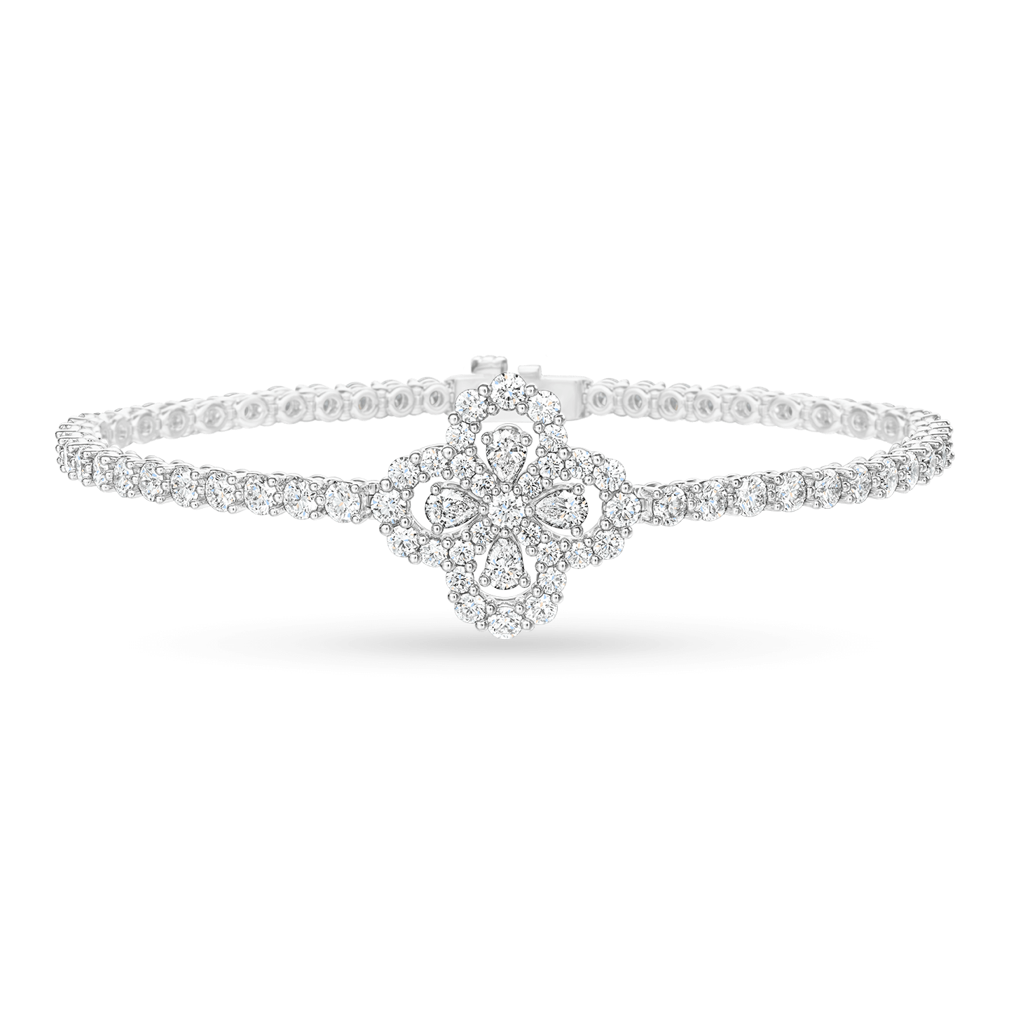 Sparkling Cluster Diamond Bracelet | Harry Winston