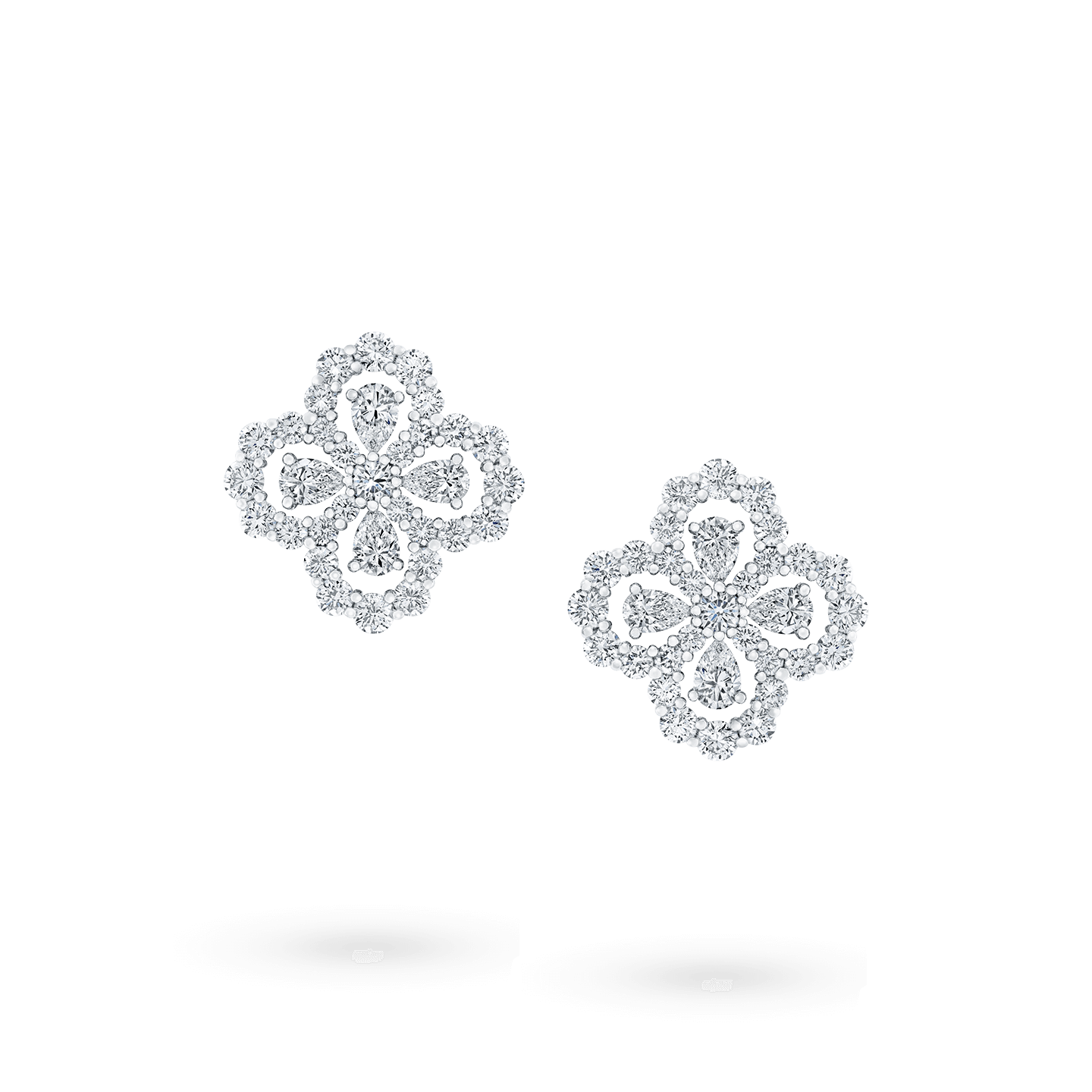 Diamond Loop钻石耳环正面视图