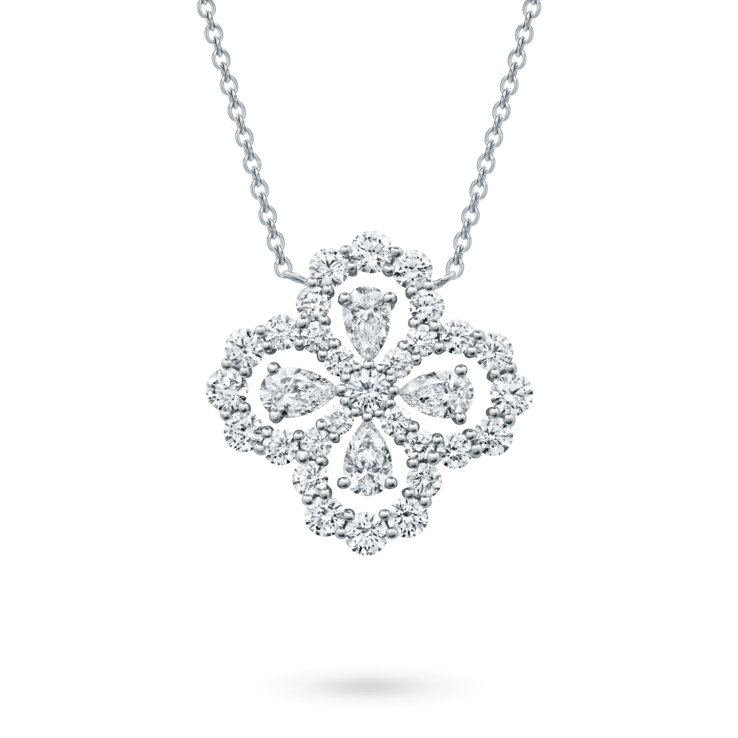 Diamond Loop Full Motif Diamond Pendant, Product Image 1