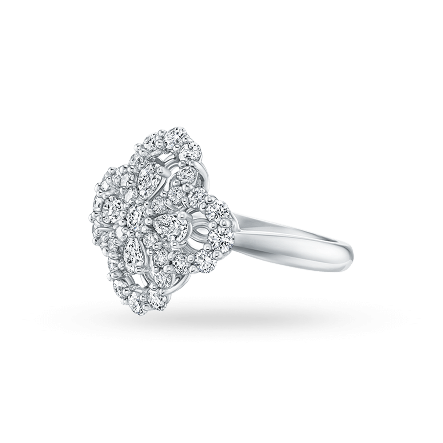 Diamond Loopn Full Motif Diamond Ring, Product Image 2