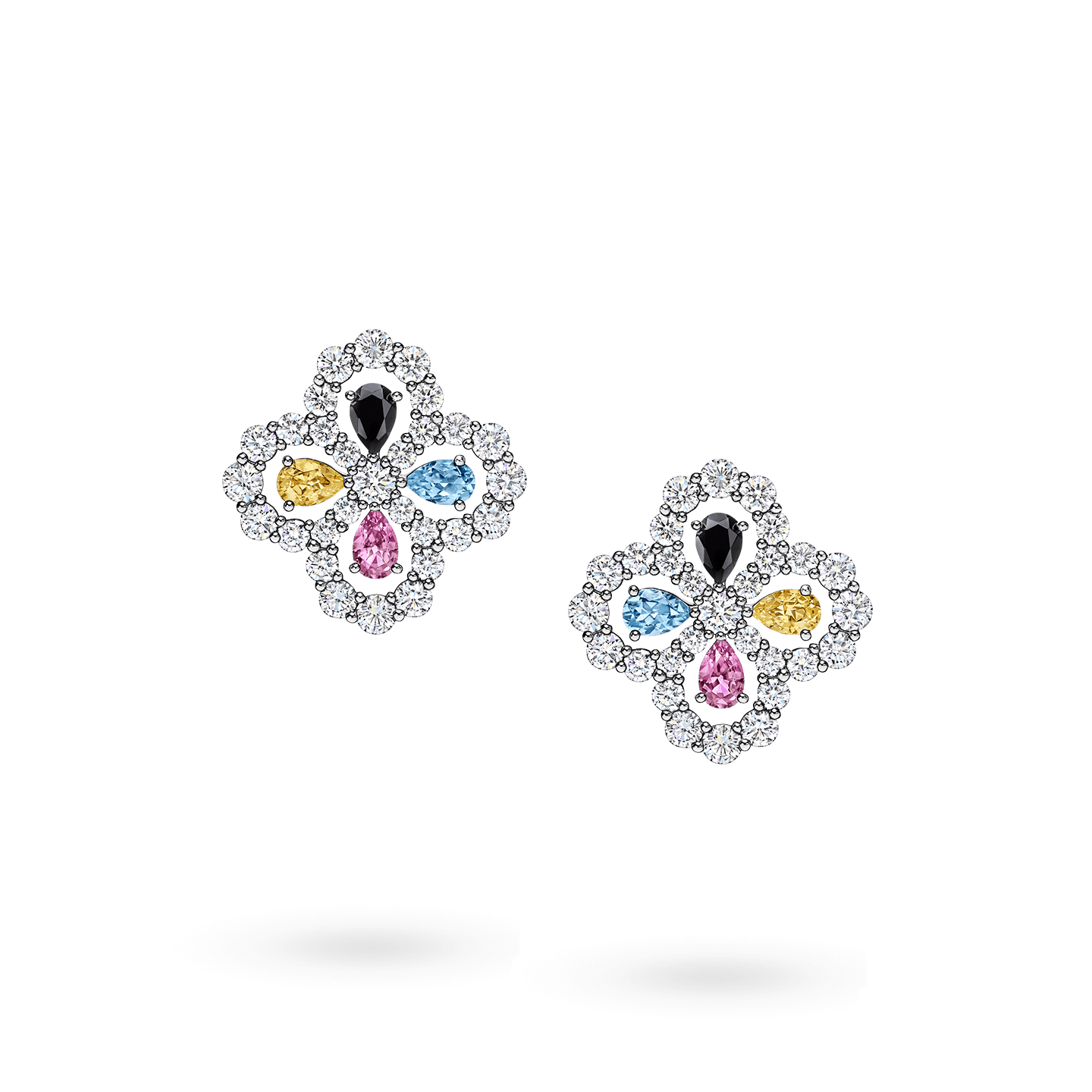 Colored diamond new arrivals earrings