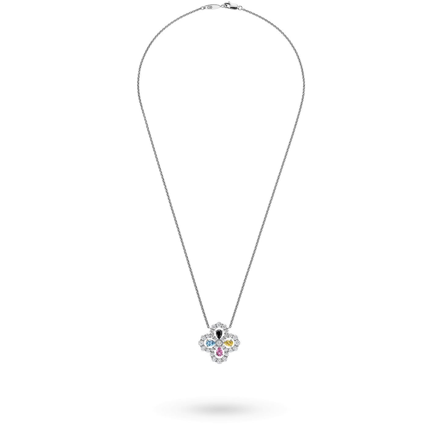 Diamond Loop系列彩色寶石鑽石鍊墜 Harry Winston Diamond Loop系列彩色寶石鑽石鍊墜 Harry Winston