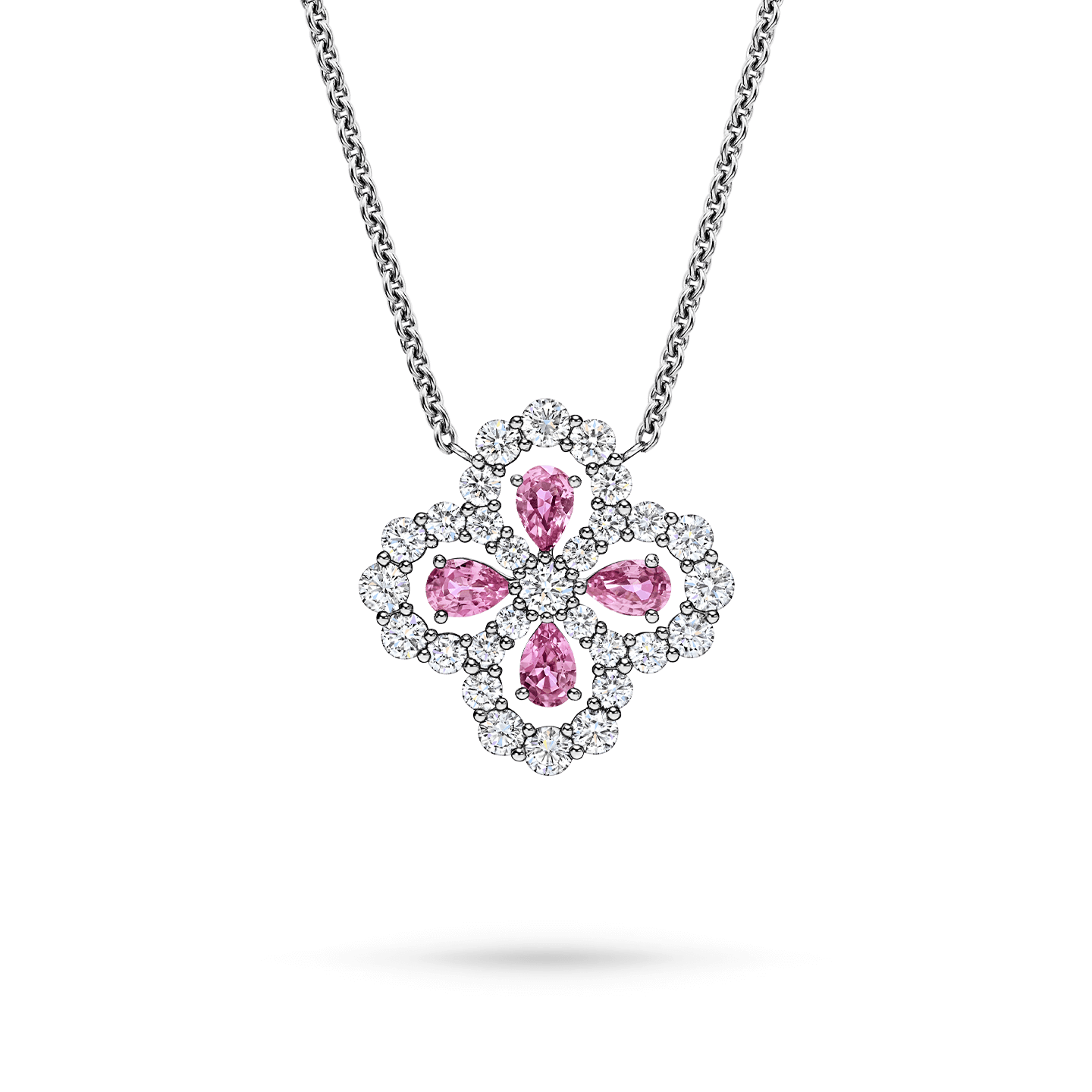 洋ナシシェイプオパールインフィニティループペンダント|プラチナ|彼女の為にジュエリーギフト並行輸入