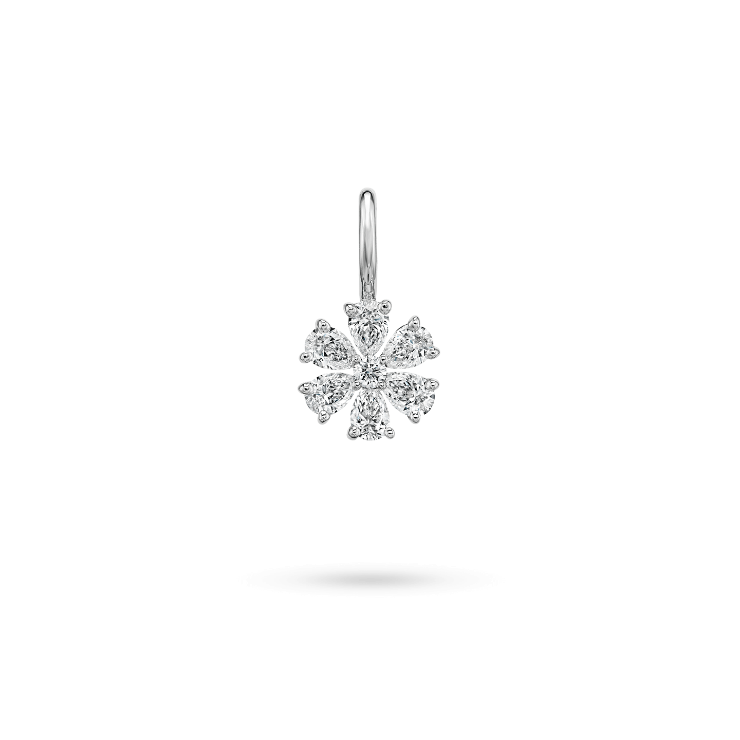 Front view of the Forget-Me-Not Diamond Charm
