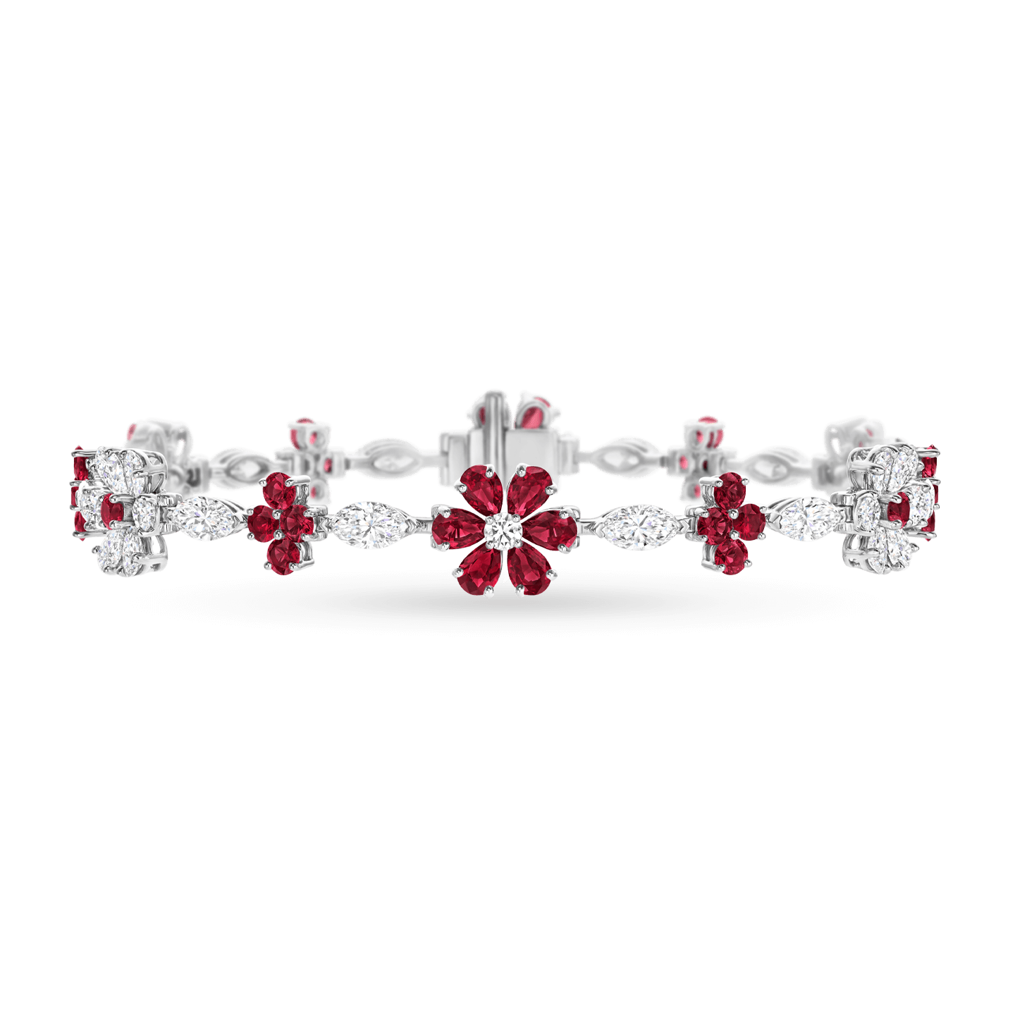 Shop classic tennis bracelet for women in red ruby online