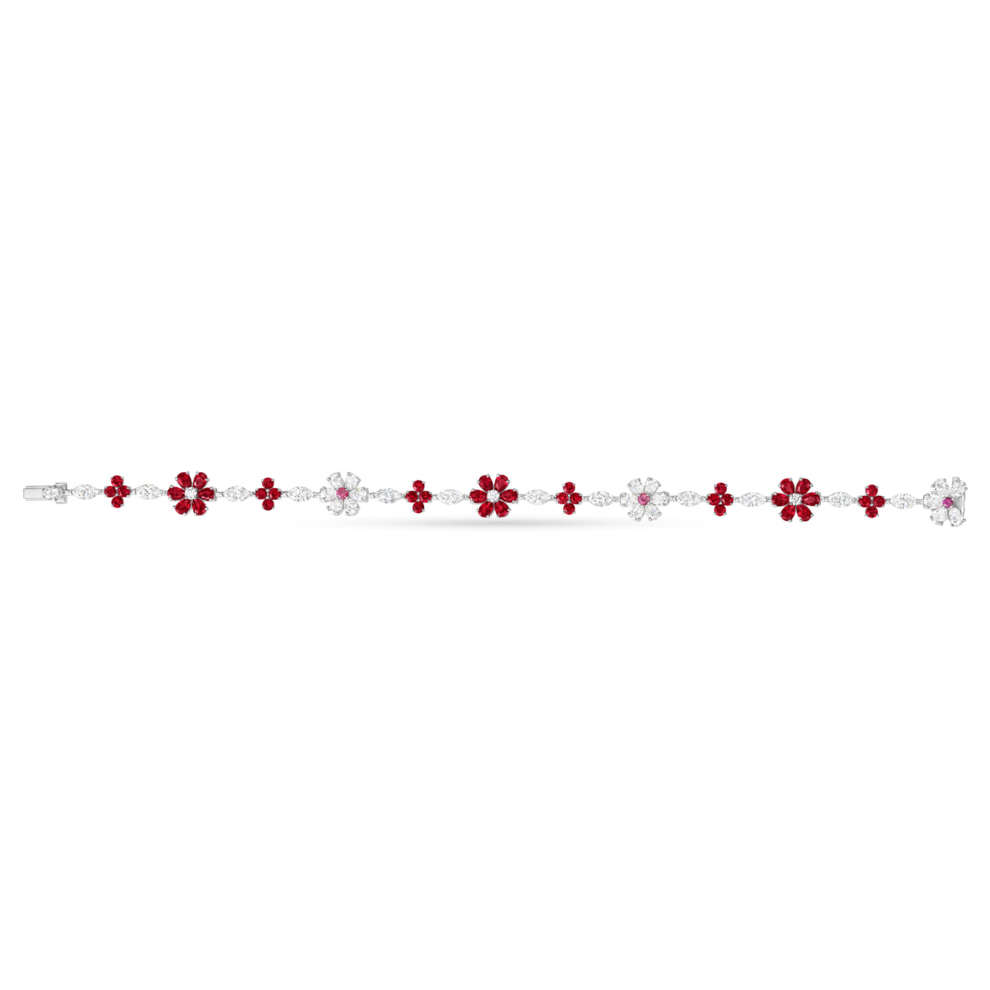 Forget-Me-Not Ruby and Diamond Bracelet, Product Image 2