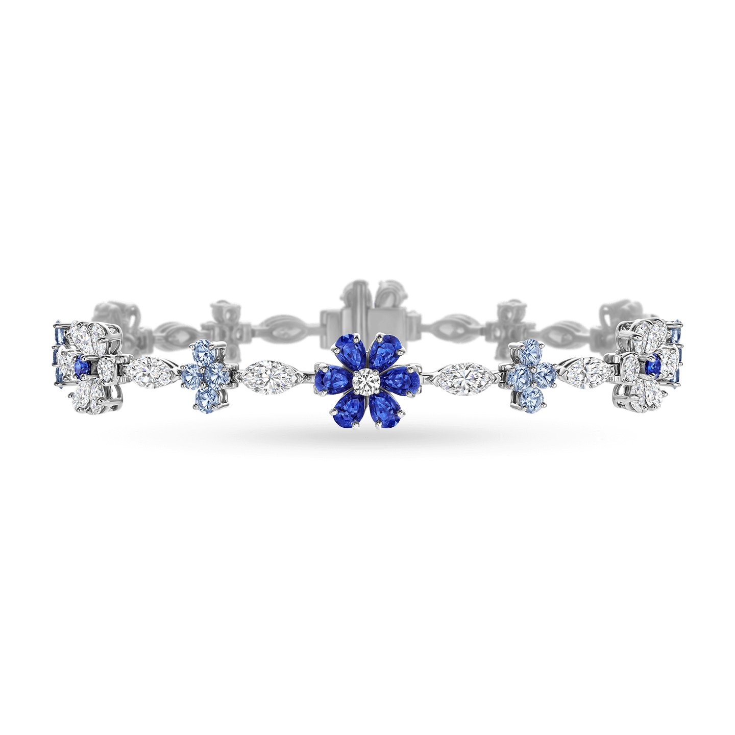 Harry Winston, 33.00ctw Baguette and Round Brilliant Cut Diamond Brace |  Goldstein Diamonds