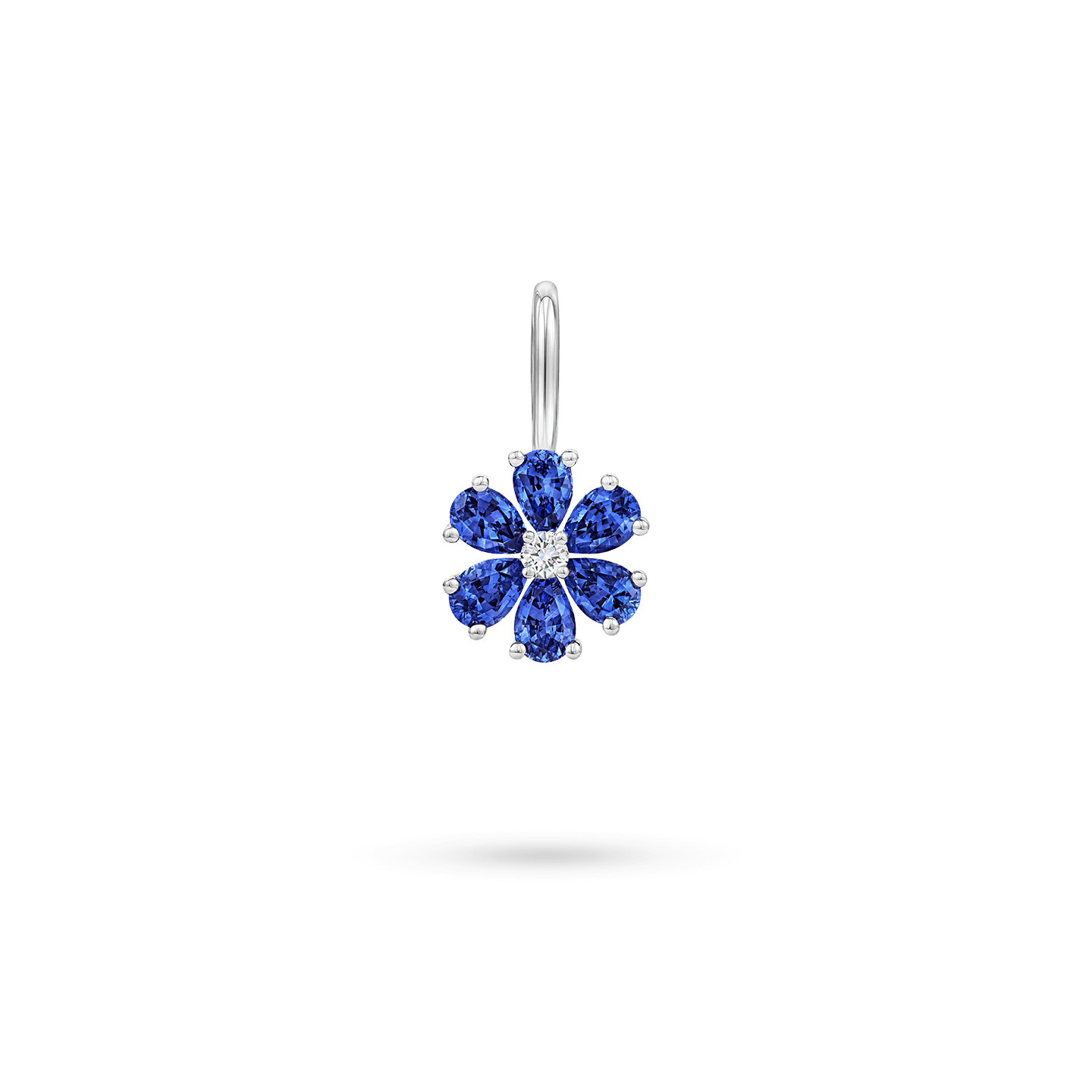 Forget-Me-Not Sapphire and Diamond Charm, Product Image 1