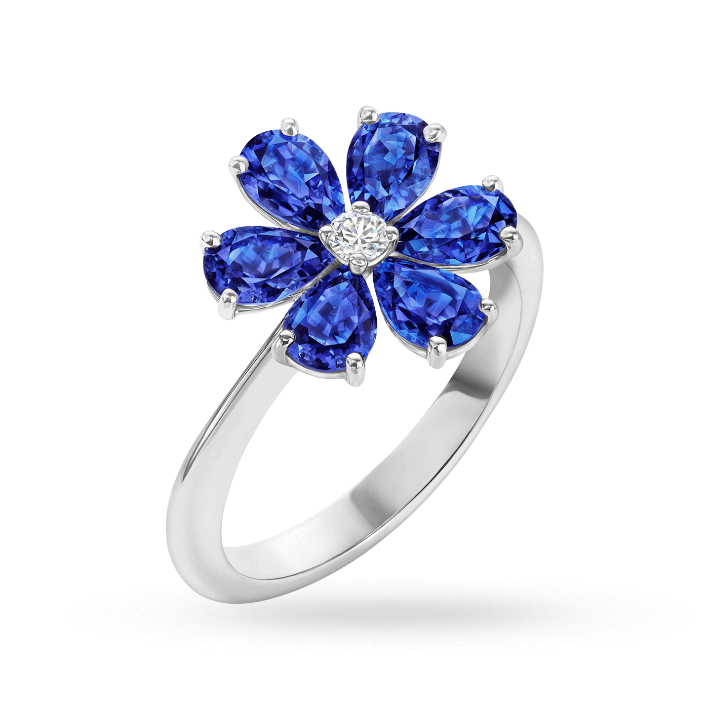 Harry winston sapphire engagement ring outlet