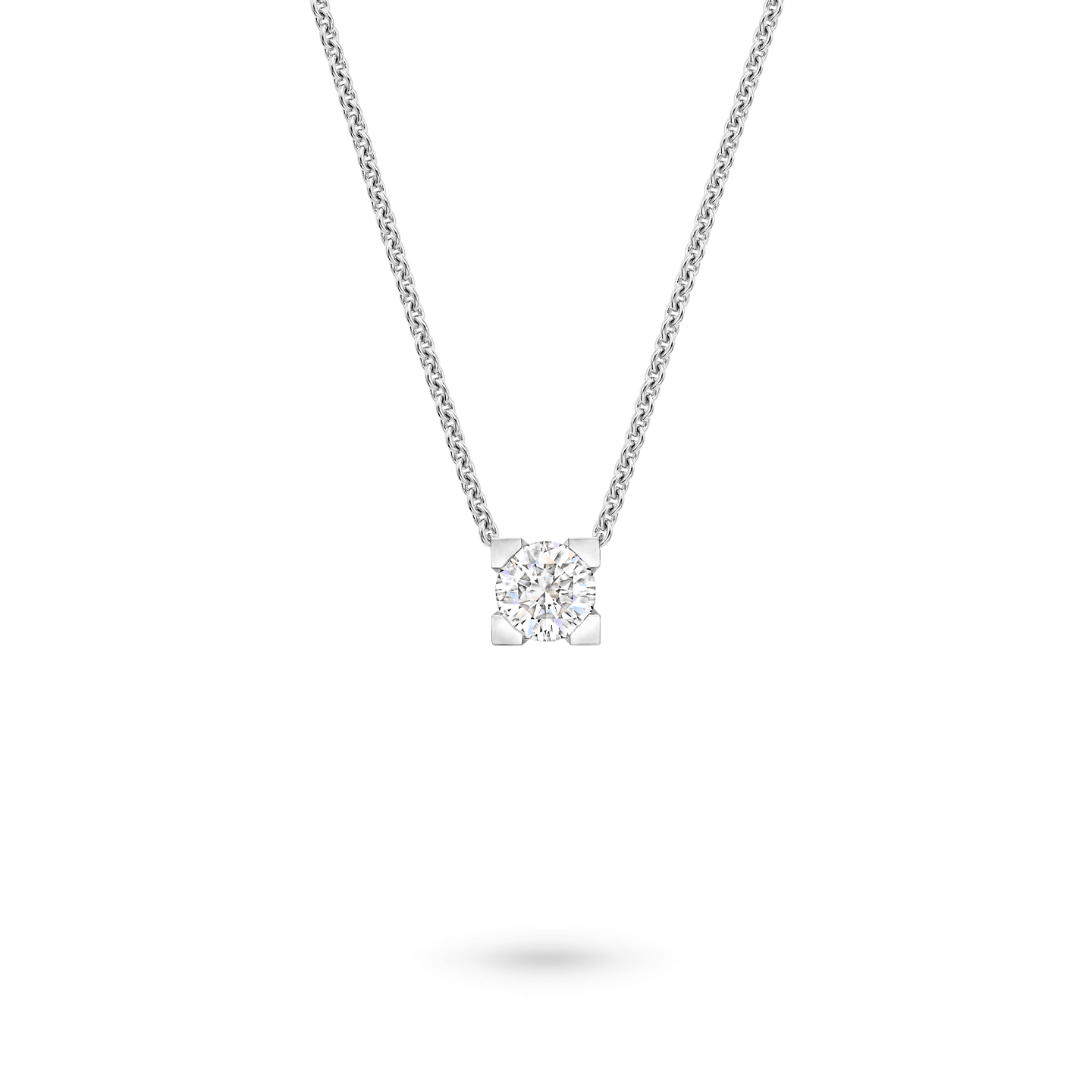 Pendentif en diamant HW Logo sur une chaîne