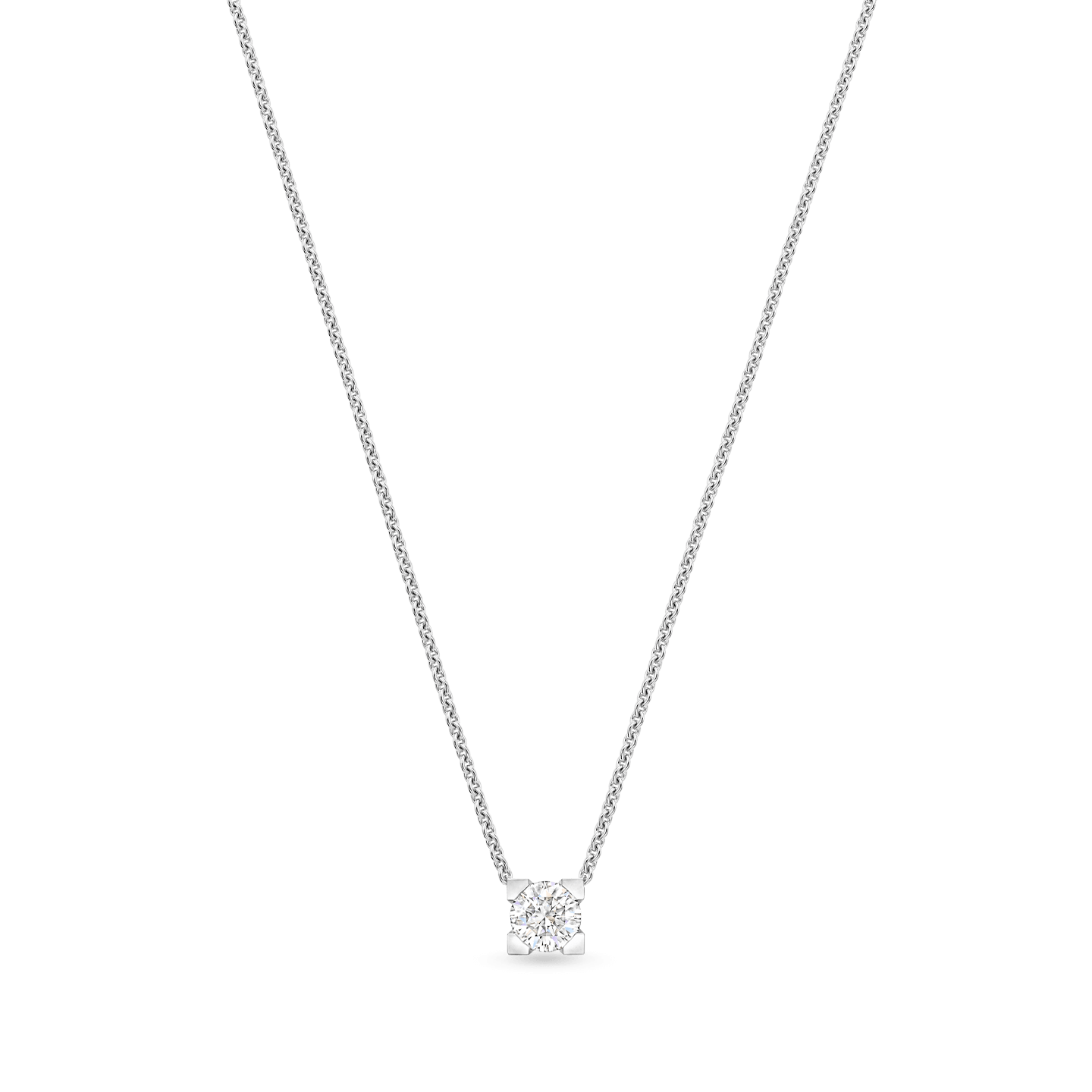 Pendentif en diamant HW Logo sur une chaîne plus longue