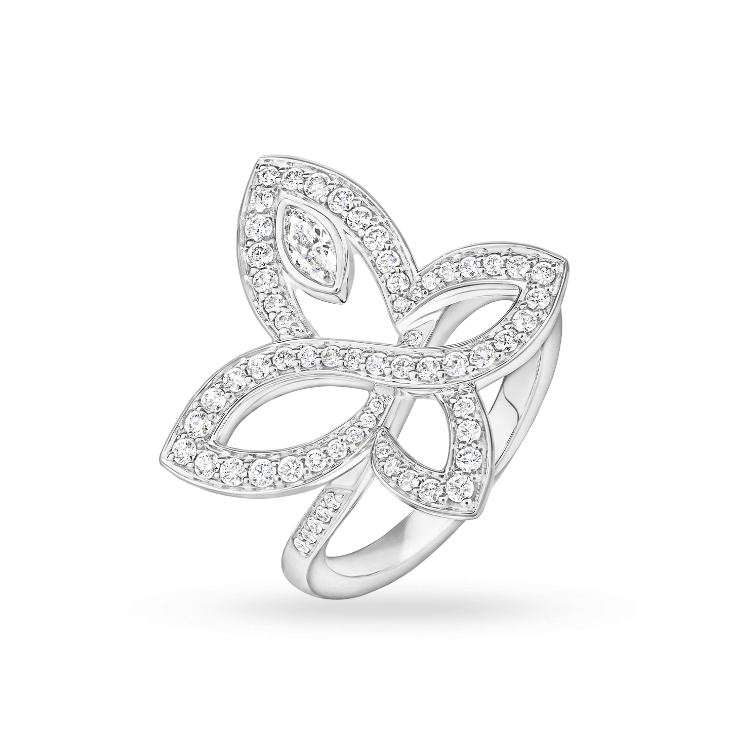 Infinite Lily Cluster Ring