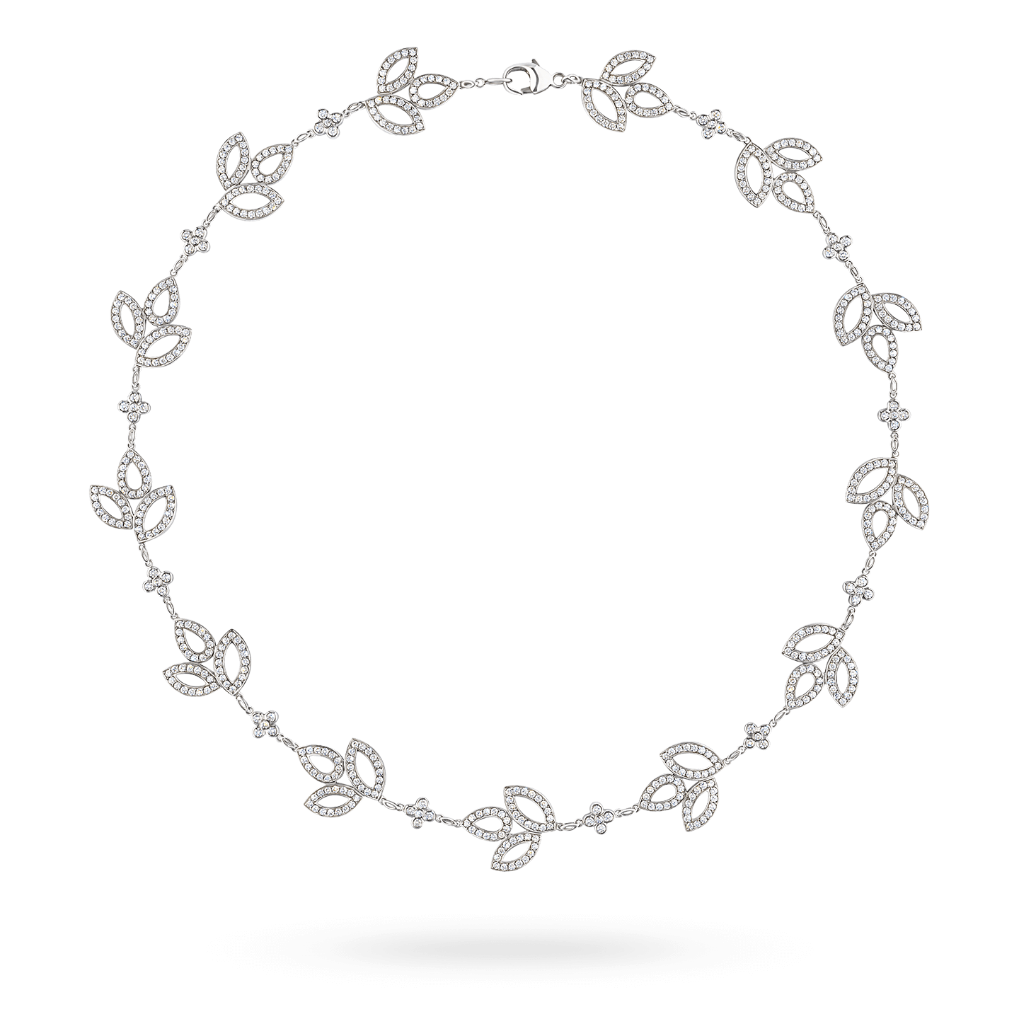 Lily Cluster Diamond Necklace in Platinum Harry Winston