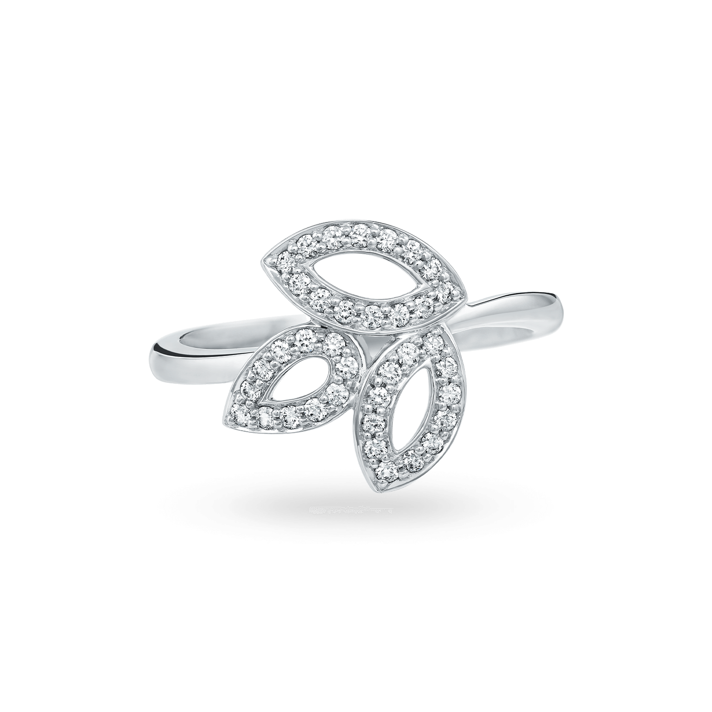 Lily Cluster Diamond Ring in Platinum, Product Image 1