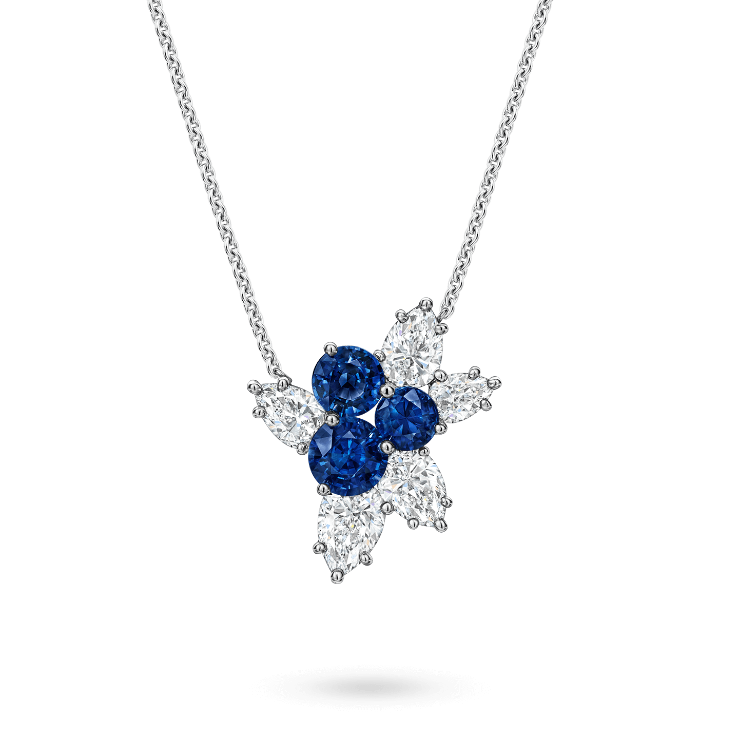 Harry winston hotsell cluster necklace