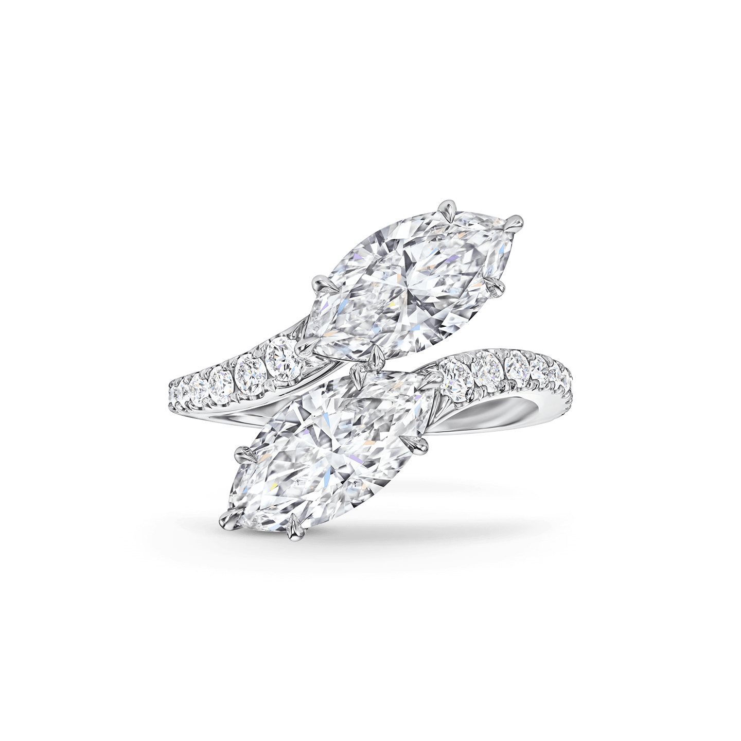 Bridal Couture Marquise Diamond Engagement Ring