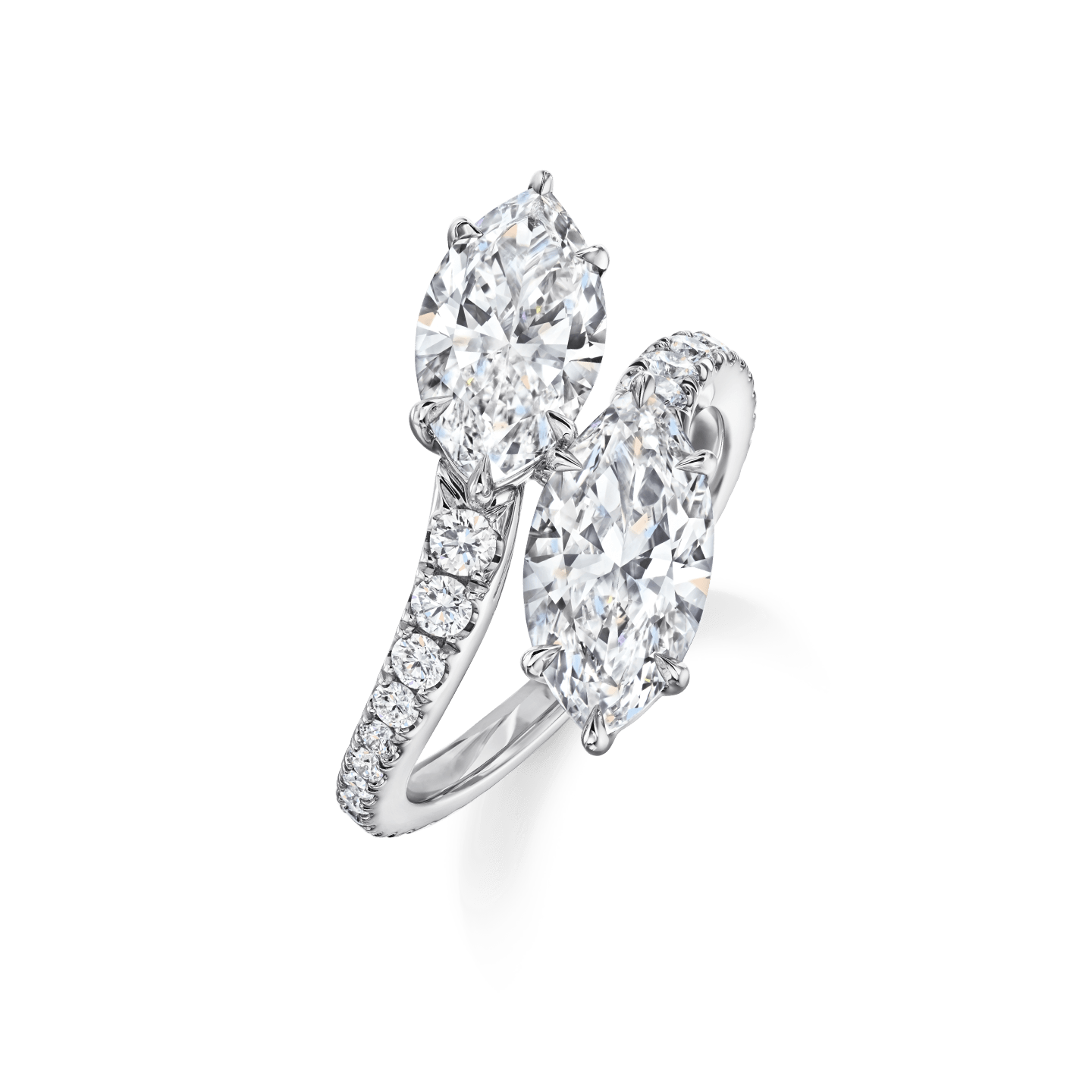 Bridal Couture Marquise Diamond Engagement Ring