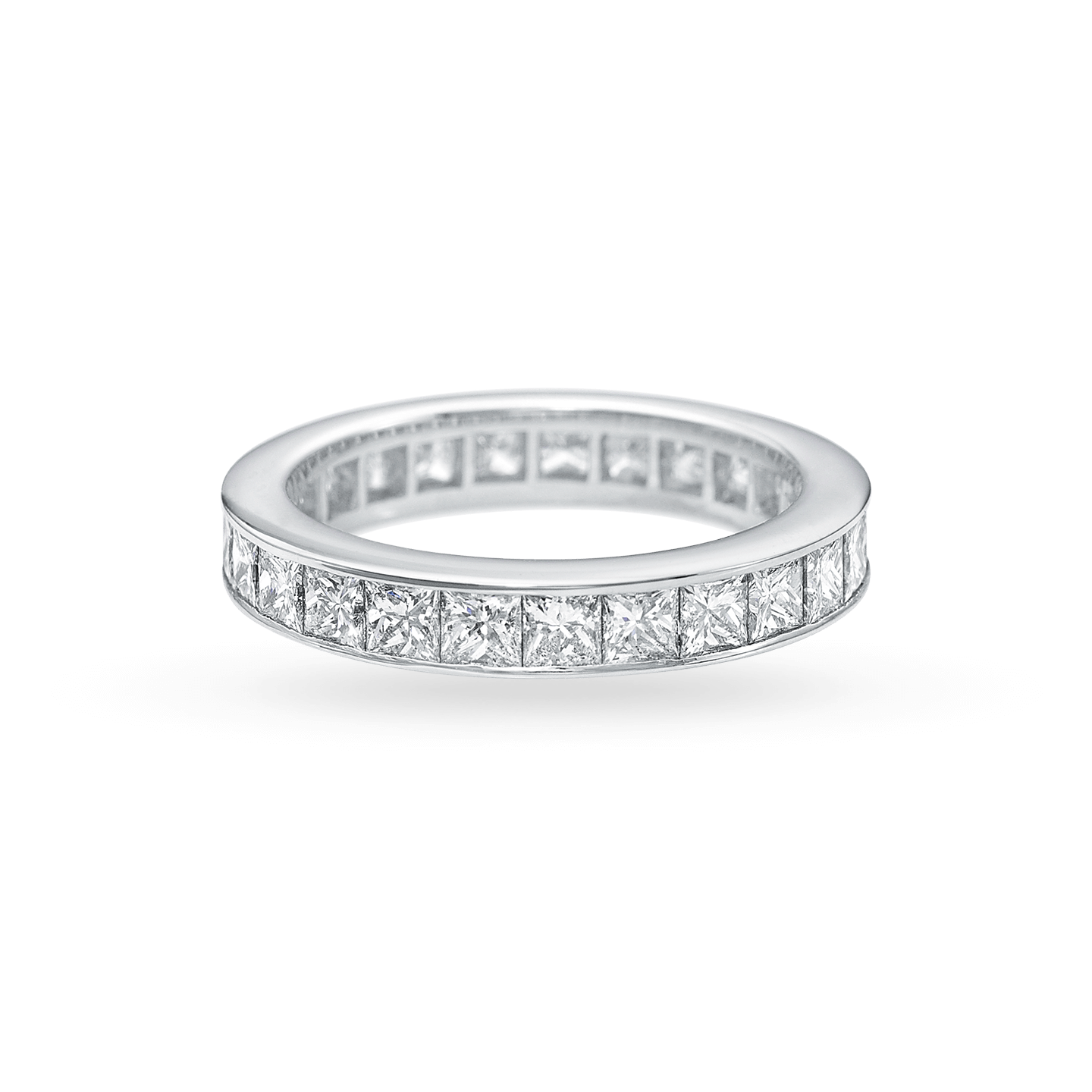 Channel-Set Princess-Cut Diamond Wedding Band, Product Image 2