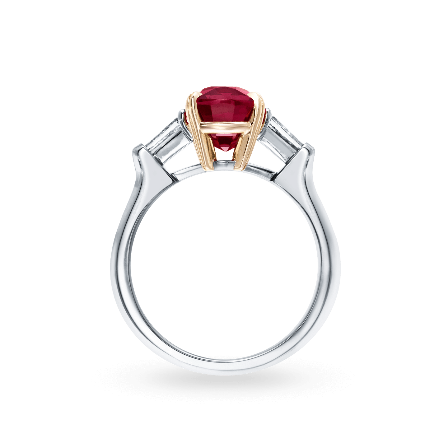 Classic Winston Cushion-Cut Ruby Ring, Product Image 2