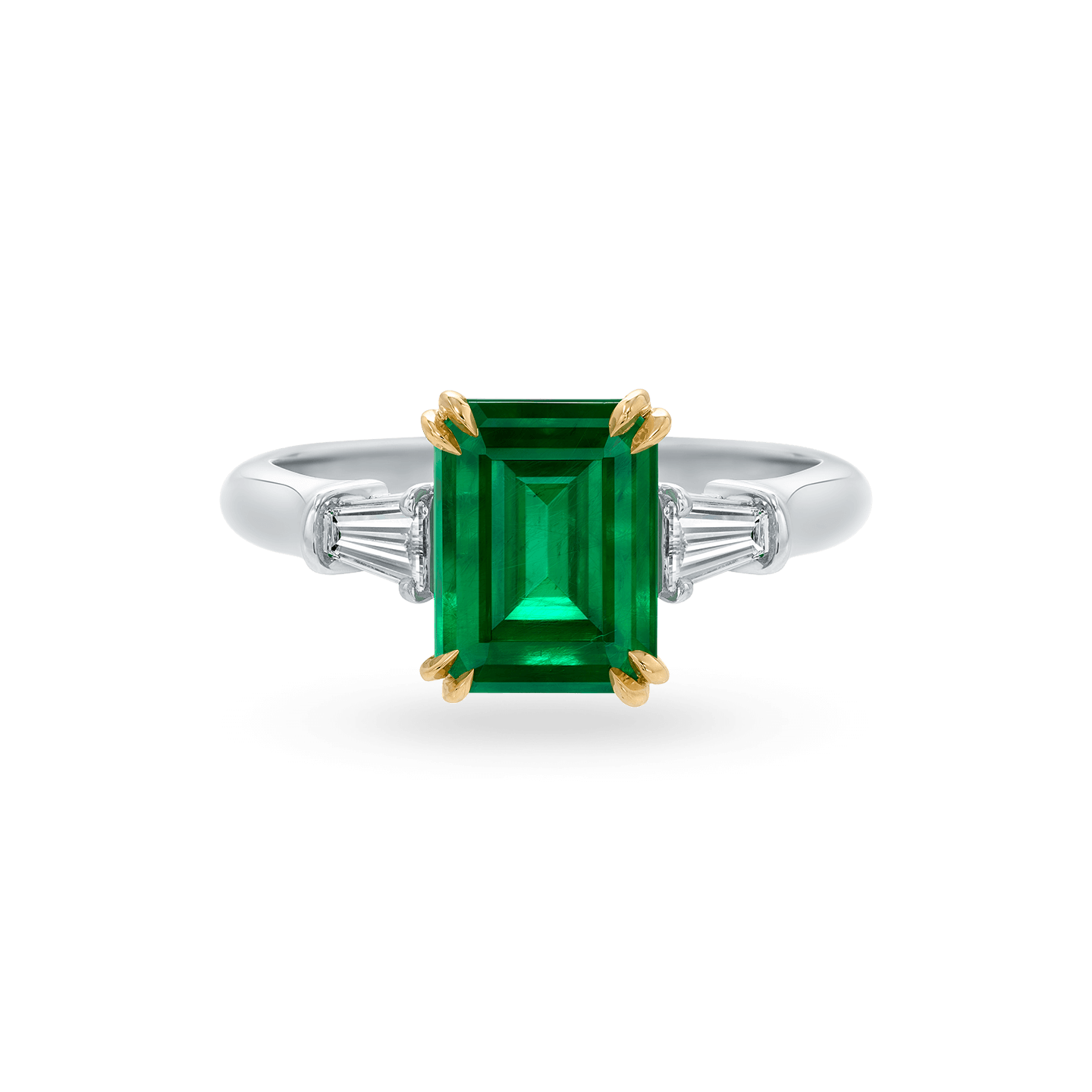 Classic Winston Emerald-Cut Emerald Ring, Product Image 1