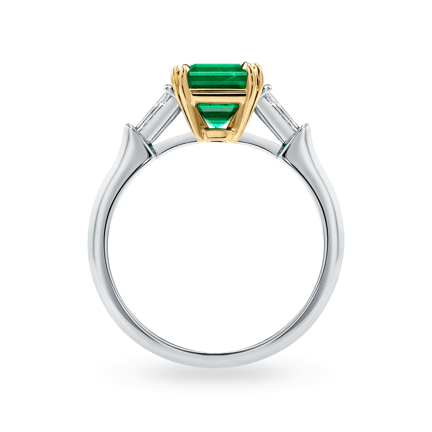 Classic Winston Emerald-Cut Emerald Ring, Product Image 2
