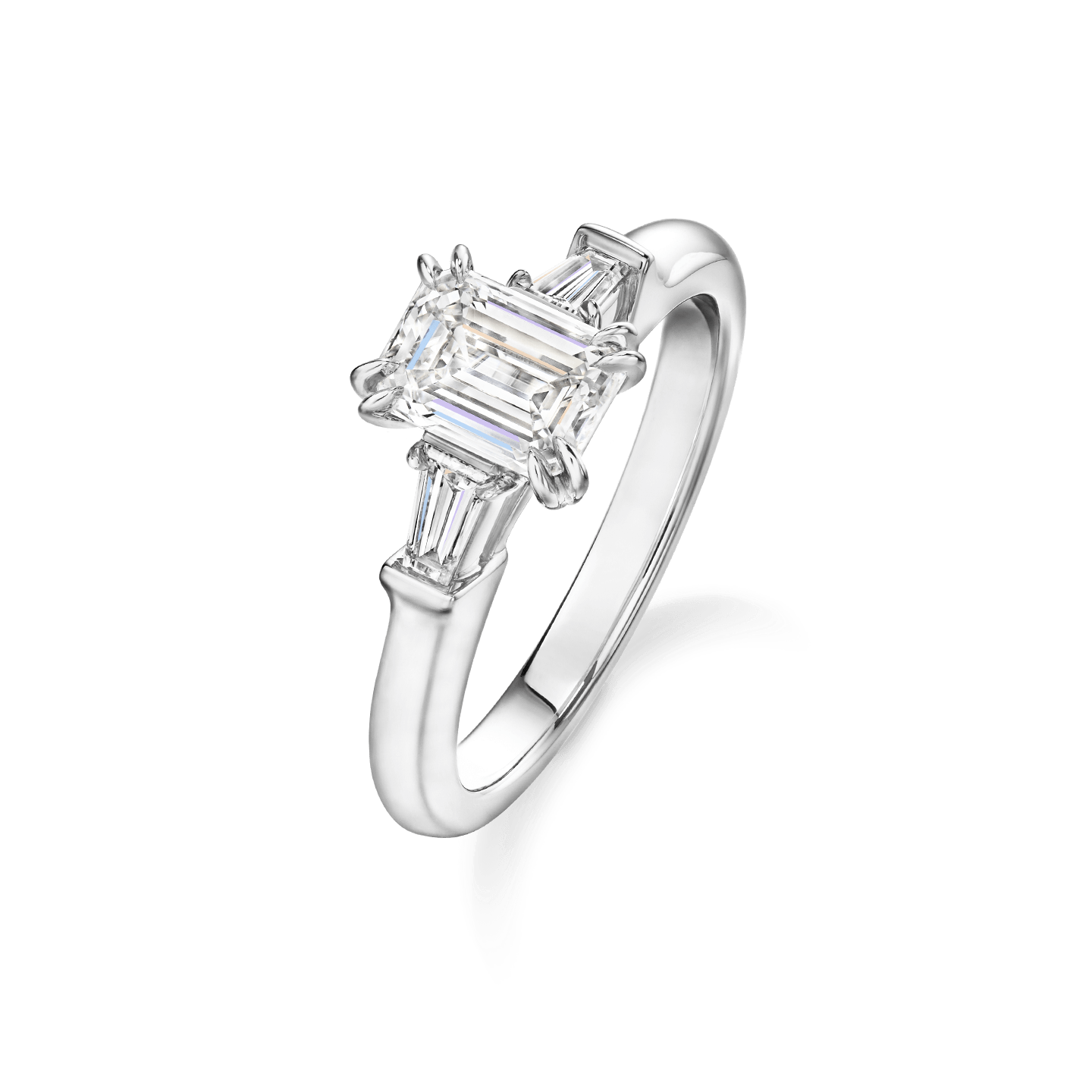 Bague de fiancailles Classic Winston en diamant Harry Winston