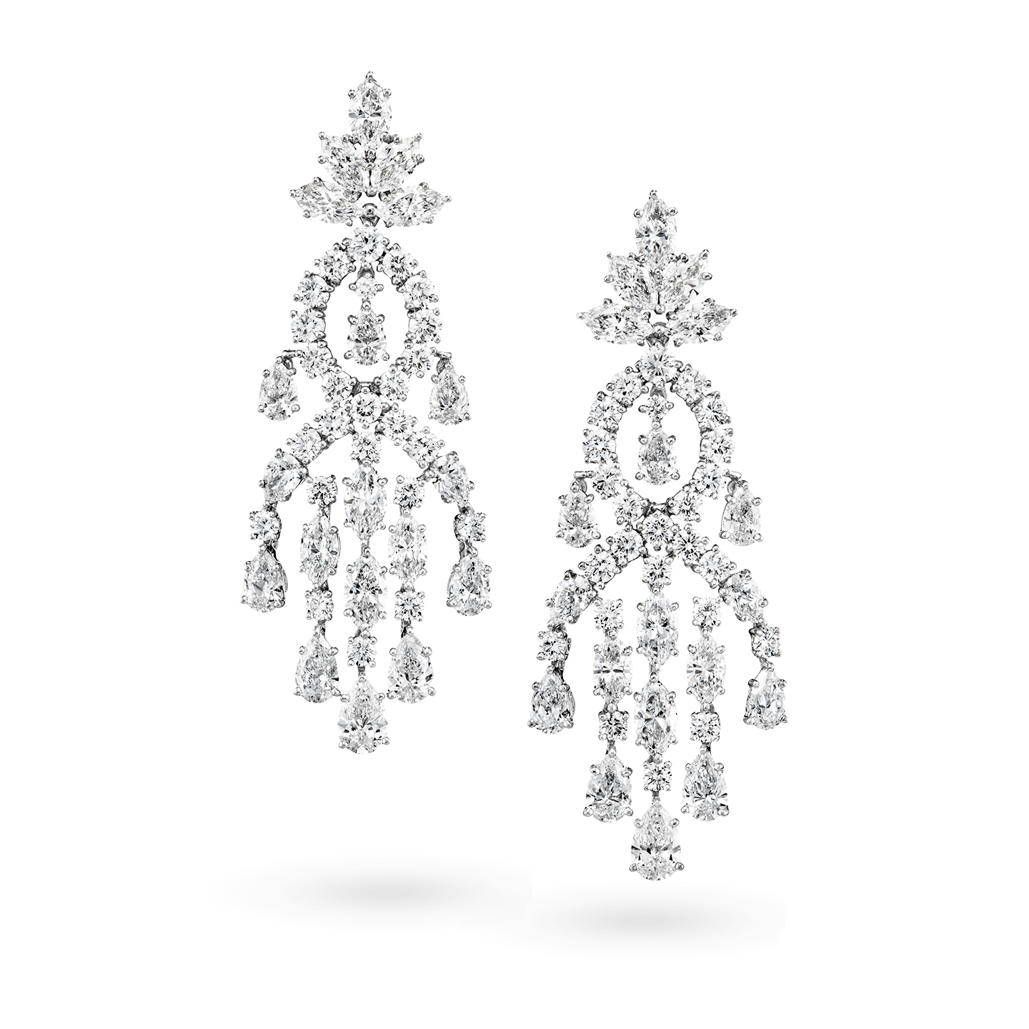 Diamond Chandelier Earrings Harry Winston