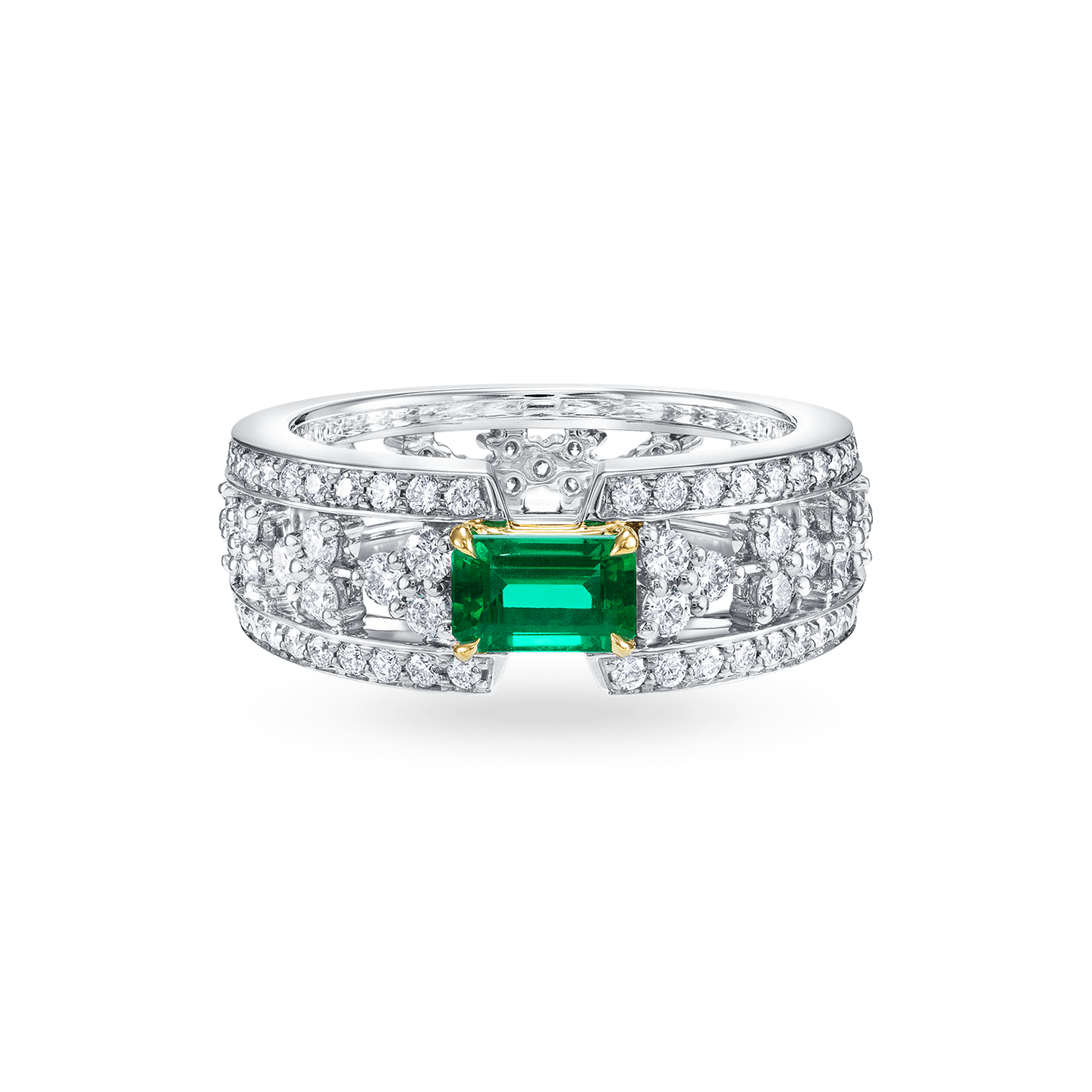 Emerald and Diamond Ring, Product Image 1